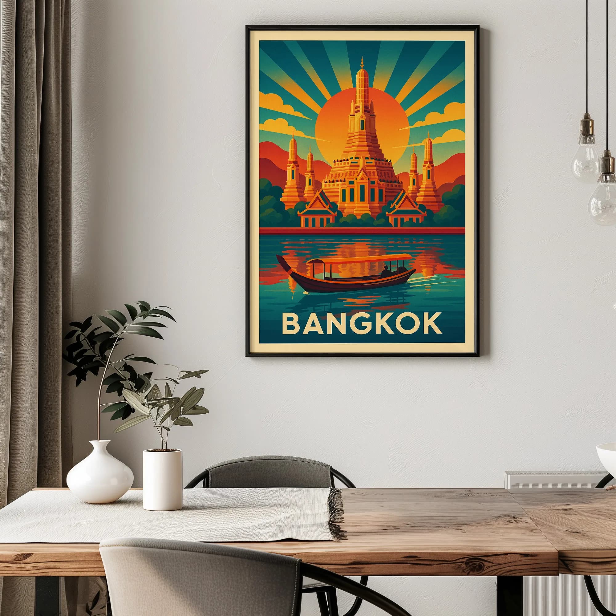 Bangkok graphic print
