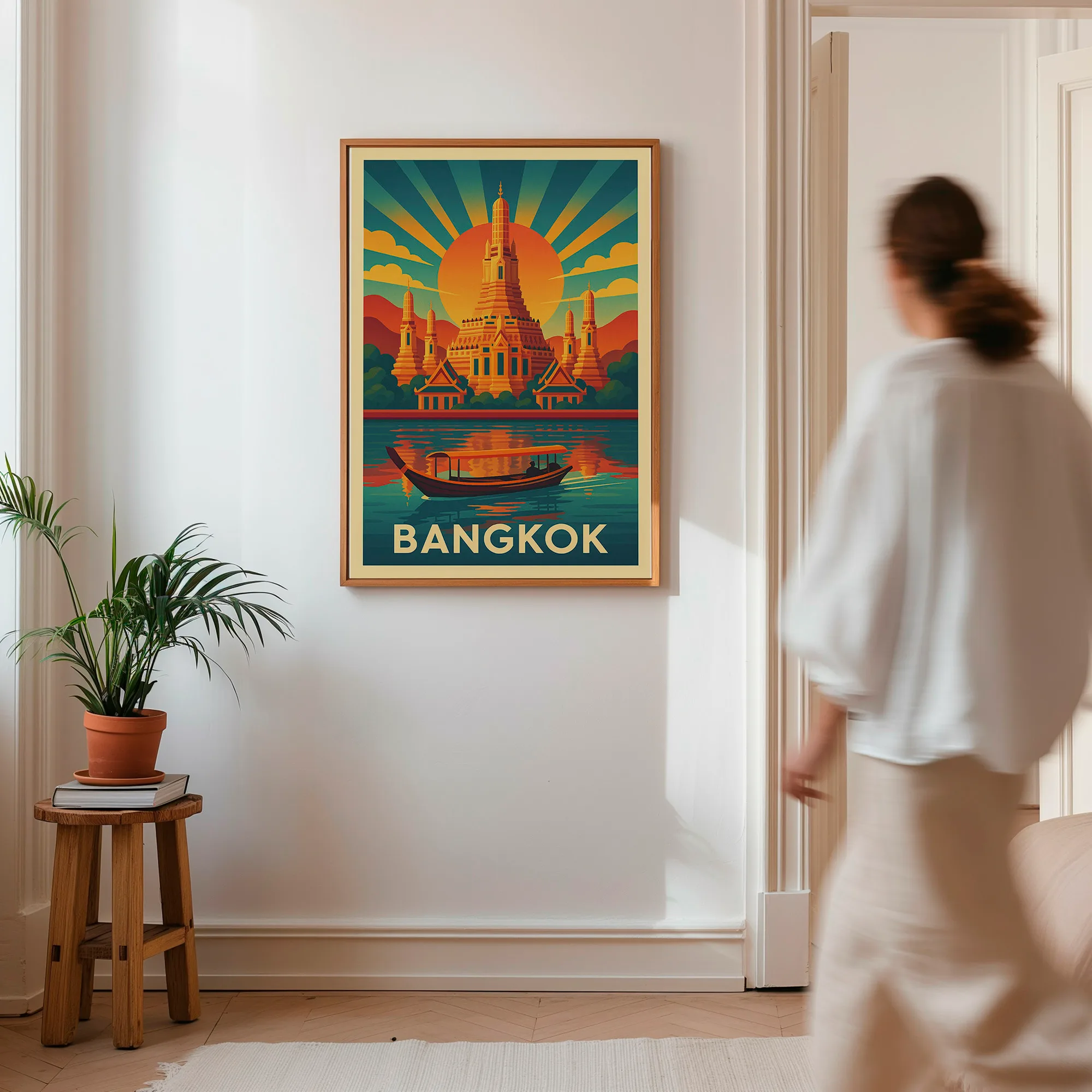 Bangkok graphic print