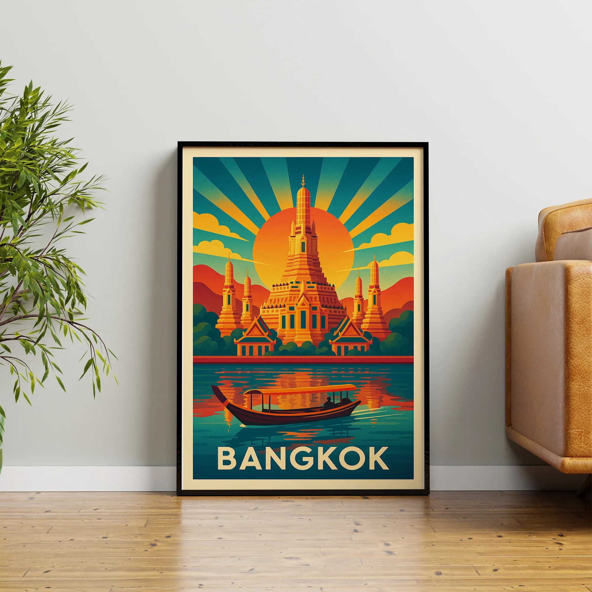 Bangkok graphic print