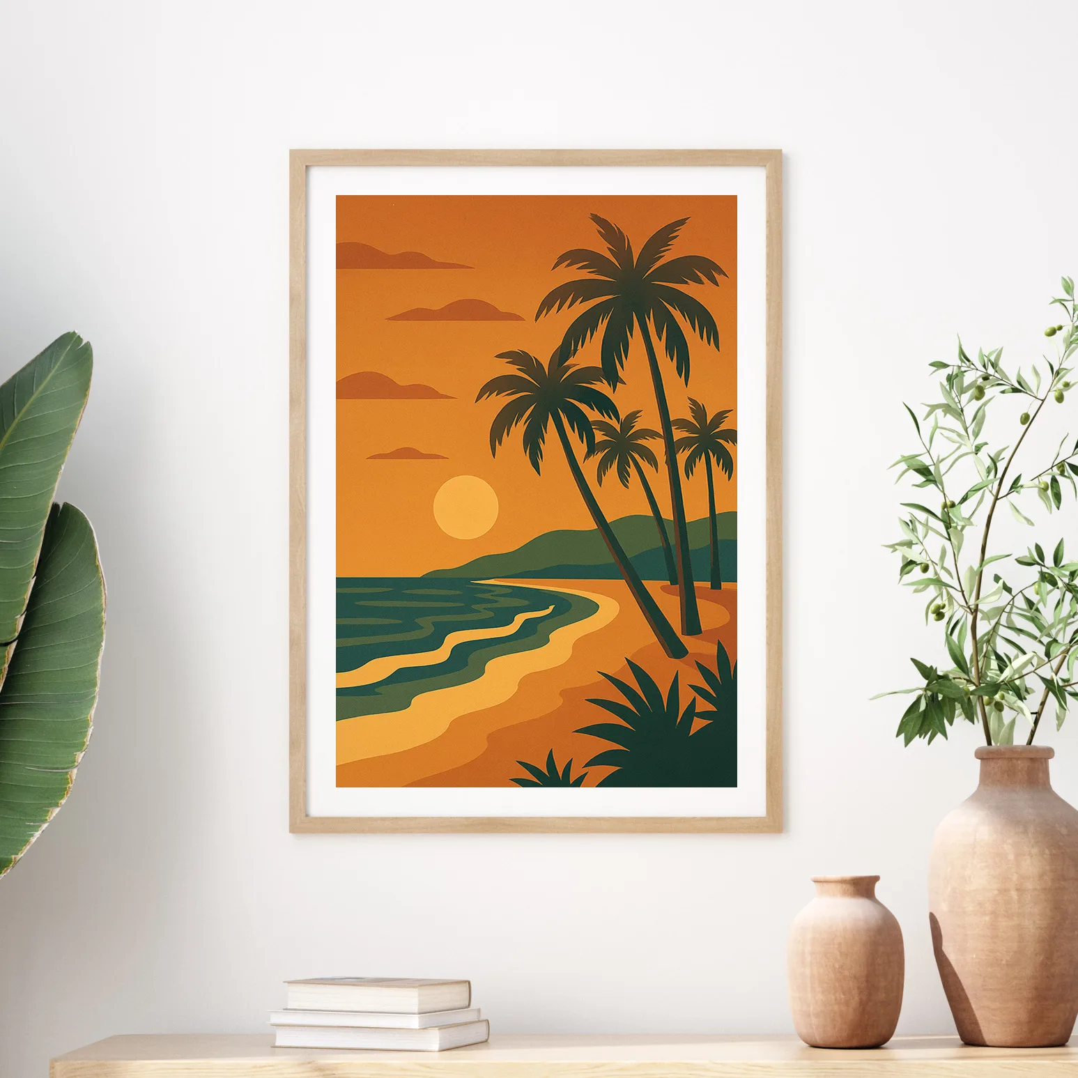 Beach graphic print