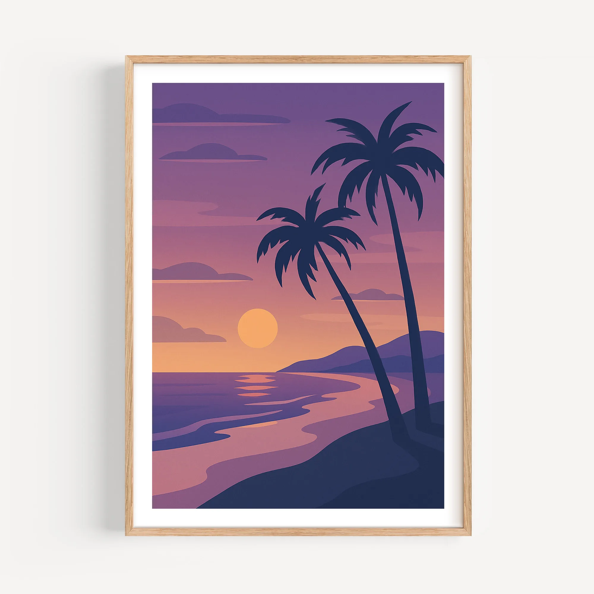 Beach graphic print