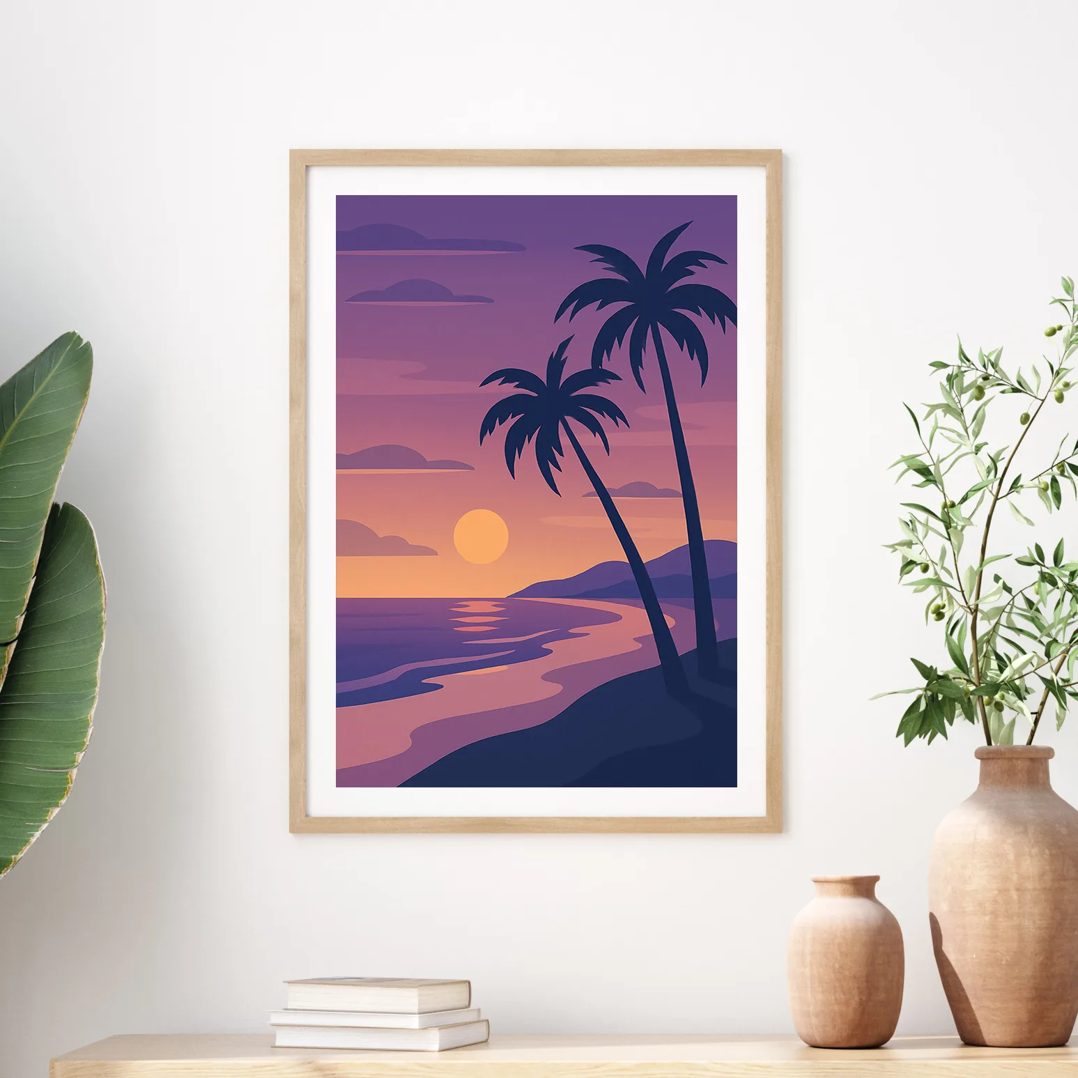 Beach graphic print