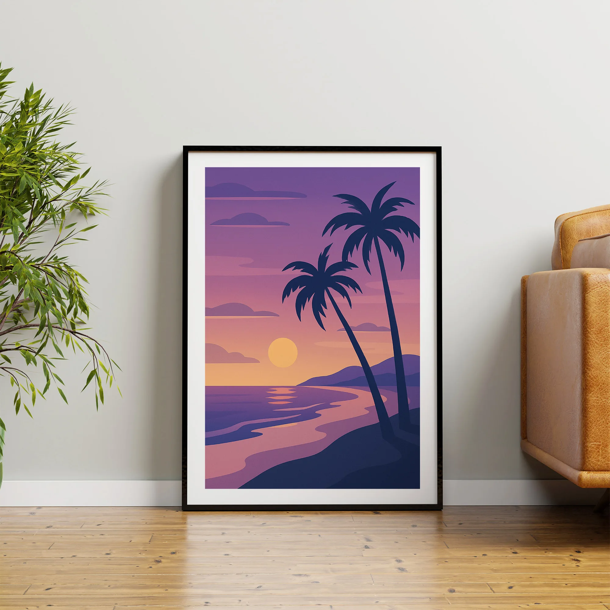Beach graphic print