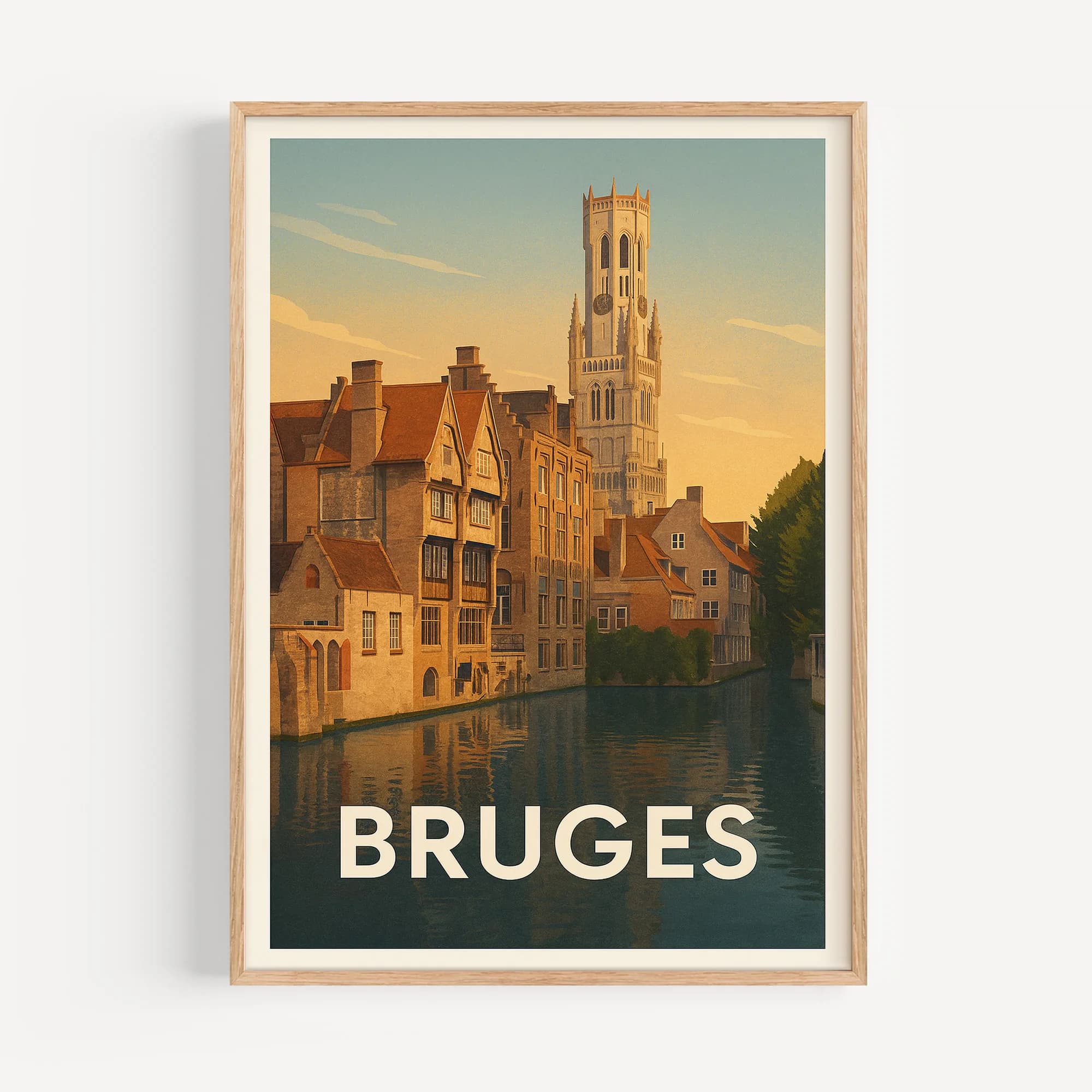 Bruges graphic print