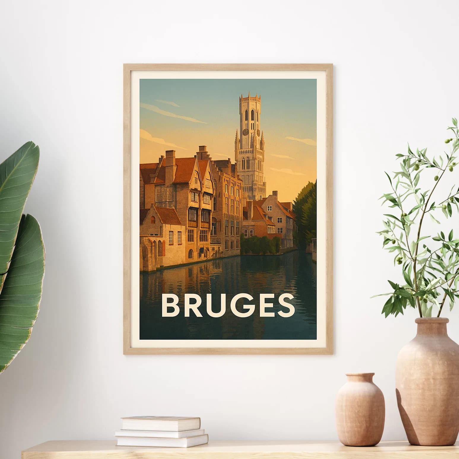 Bruges graphic print