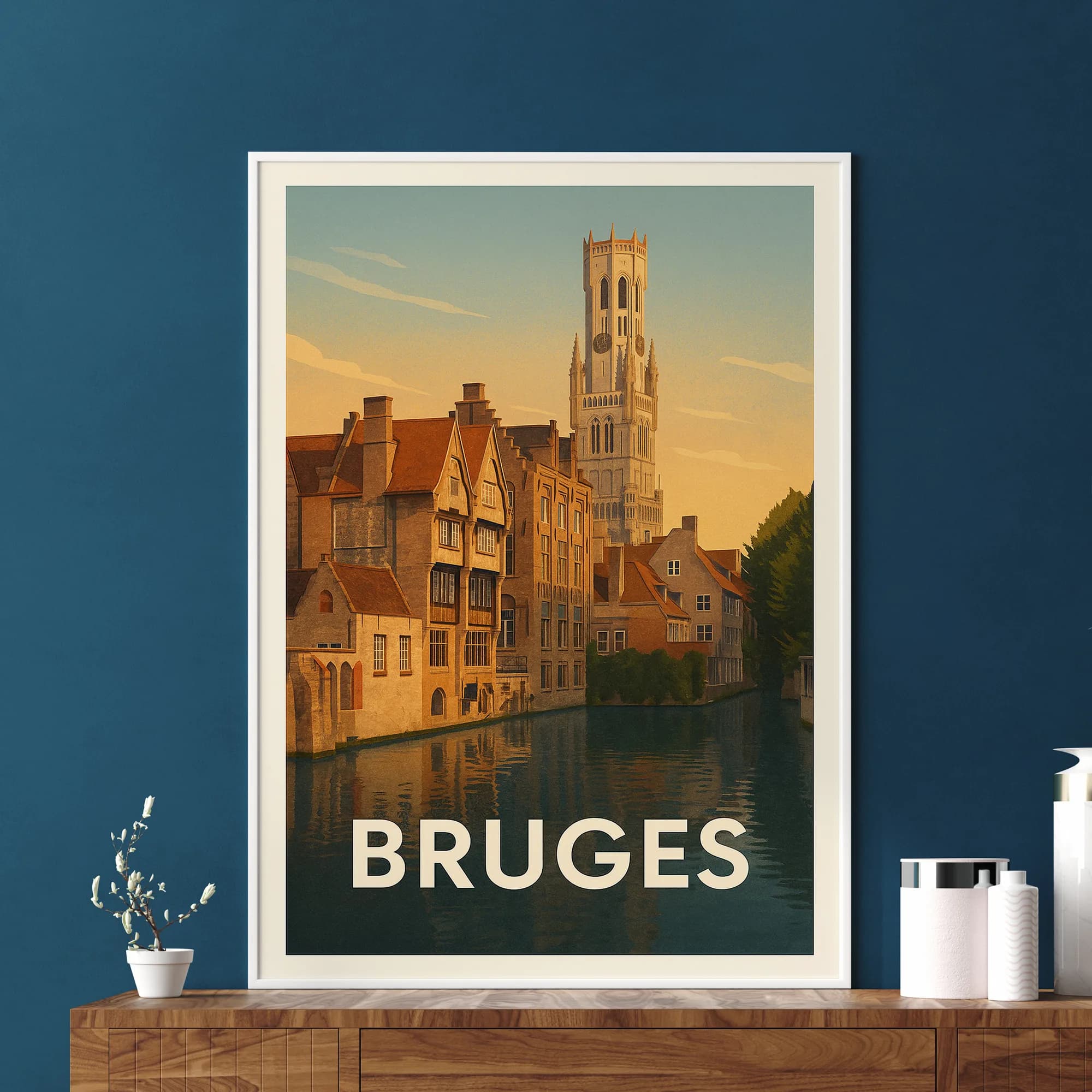 Bruges graphic print