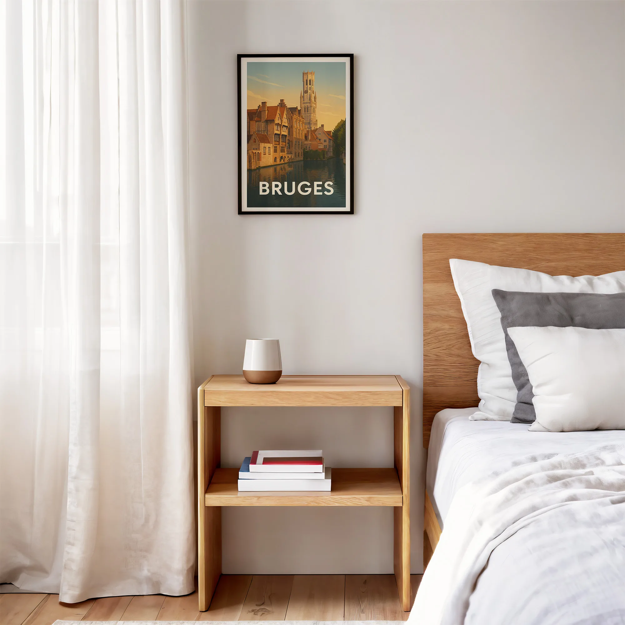 Bruges graphic print