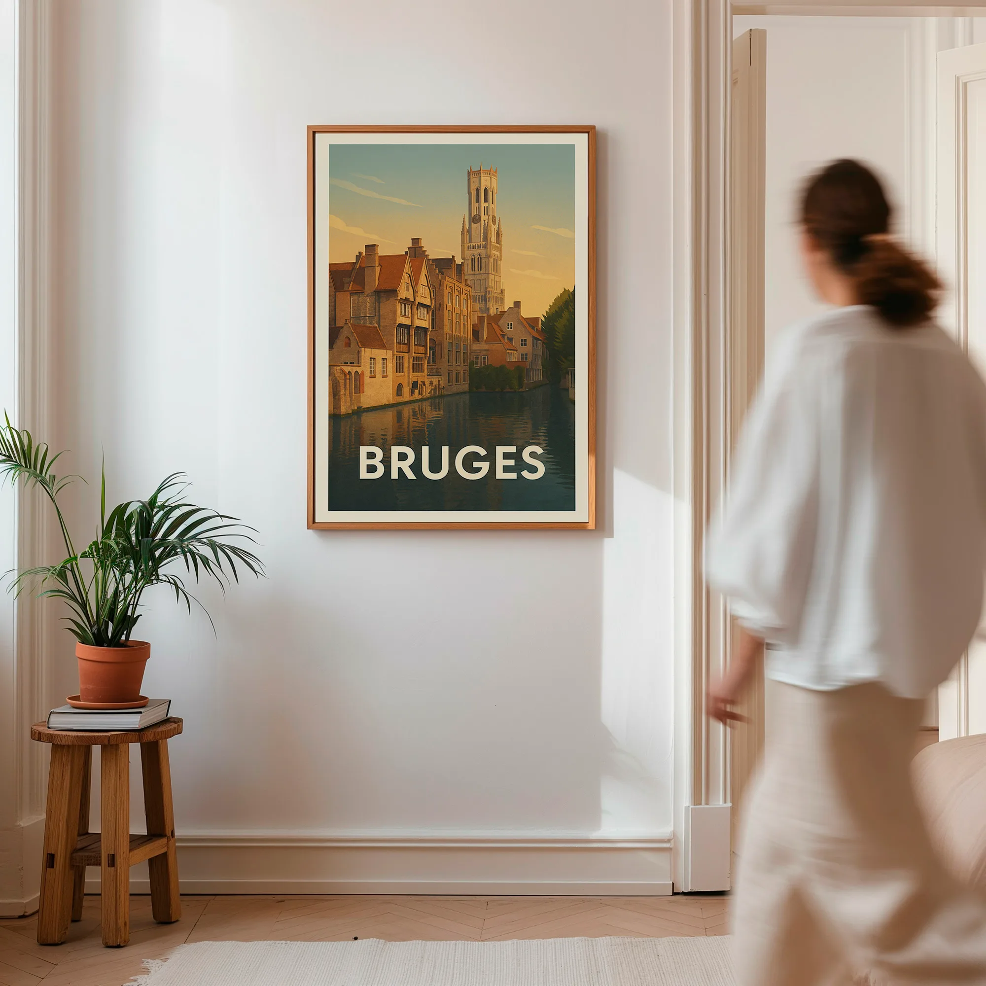 Bruges graphic print