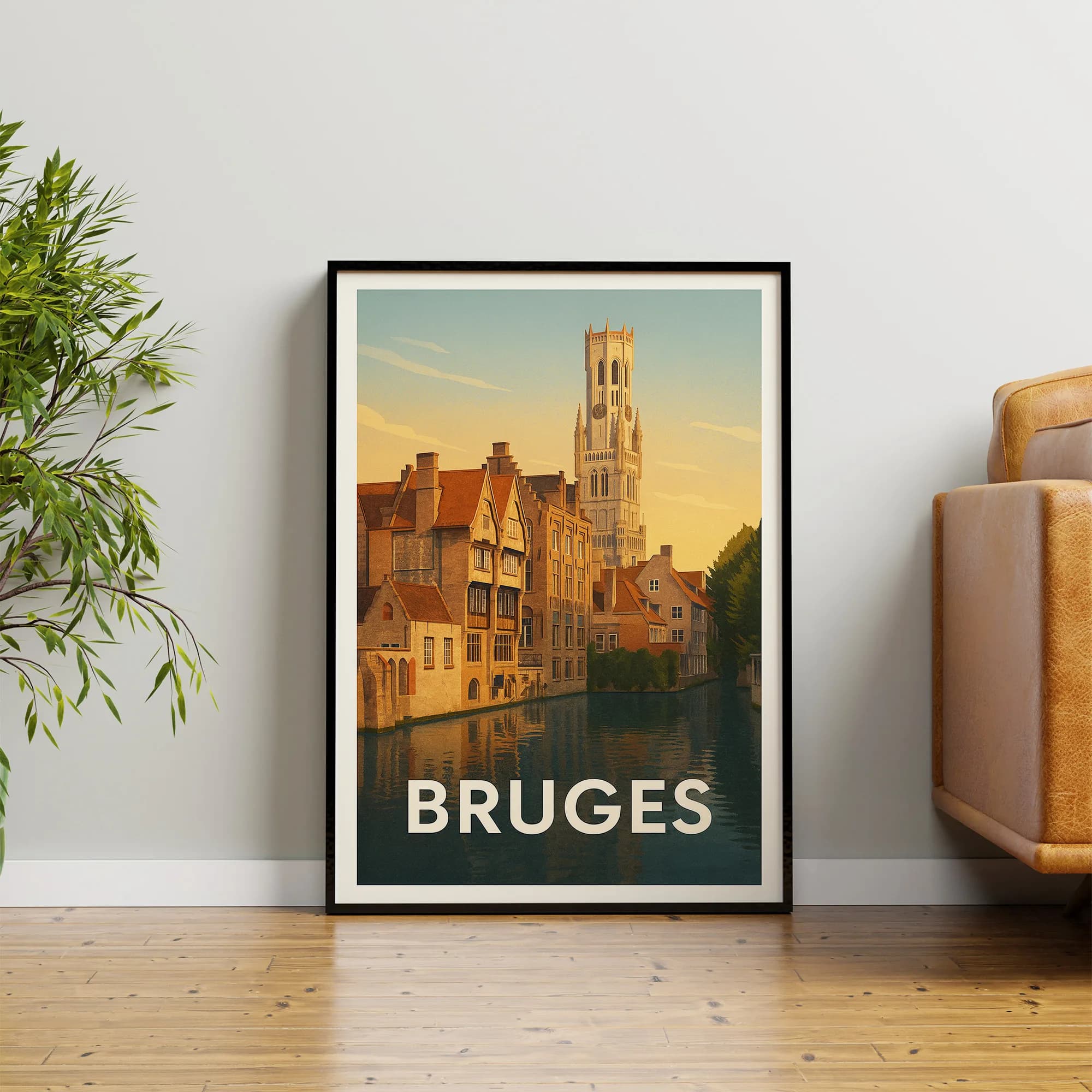 Bruges graphic print
