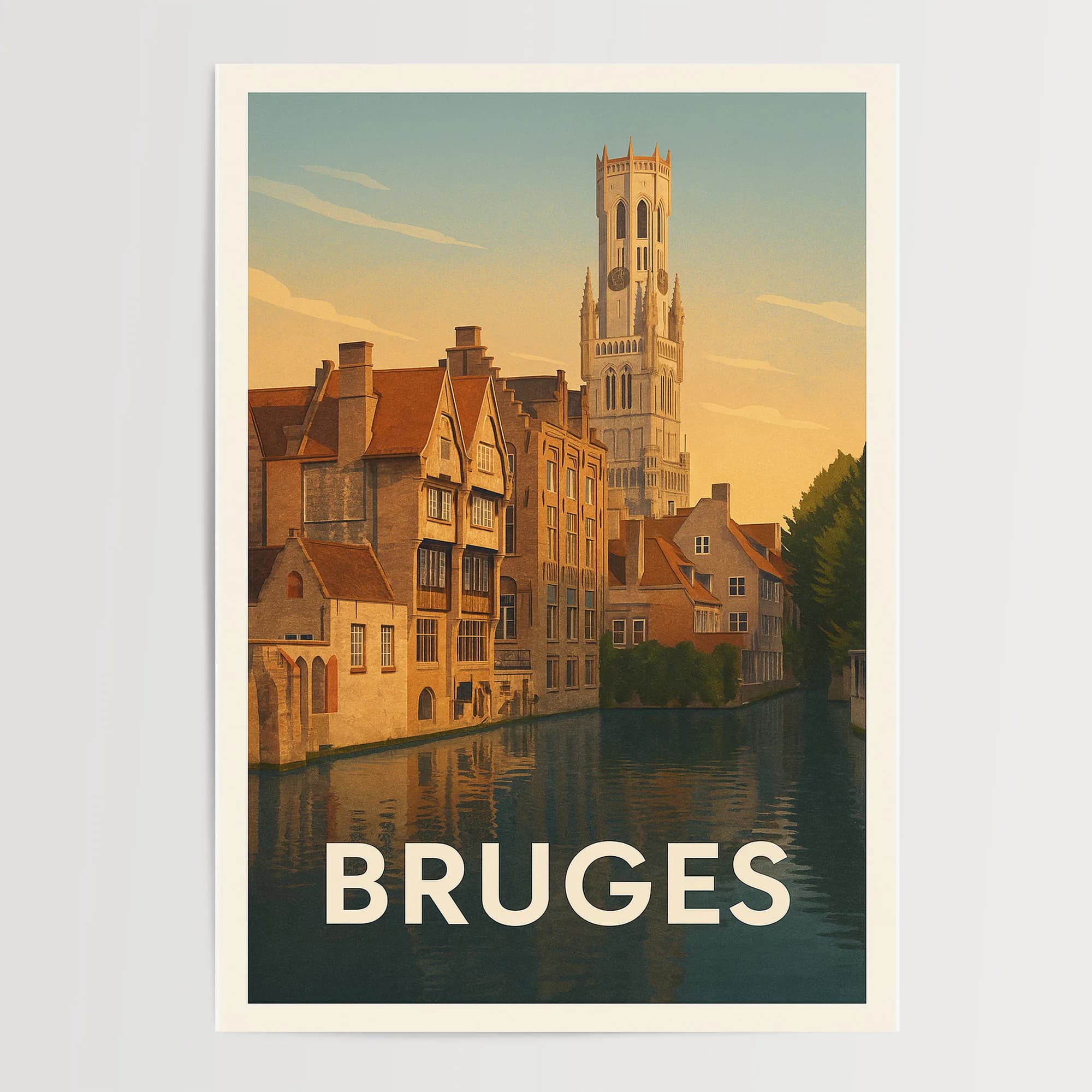 Bruges graphic print