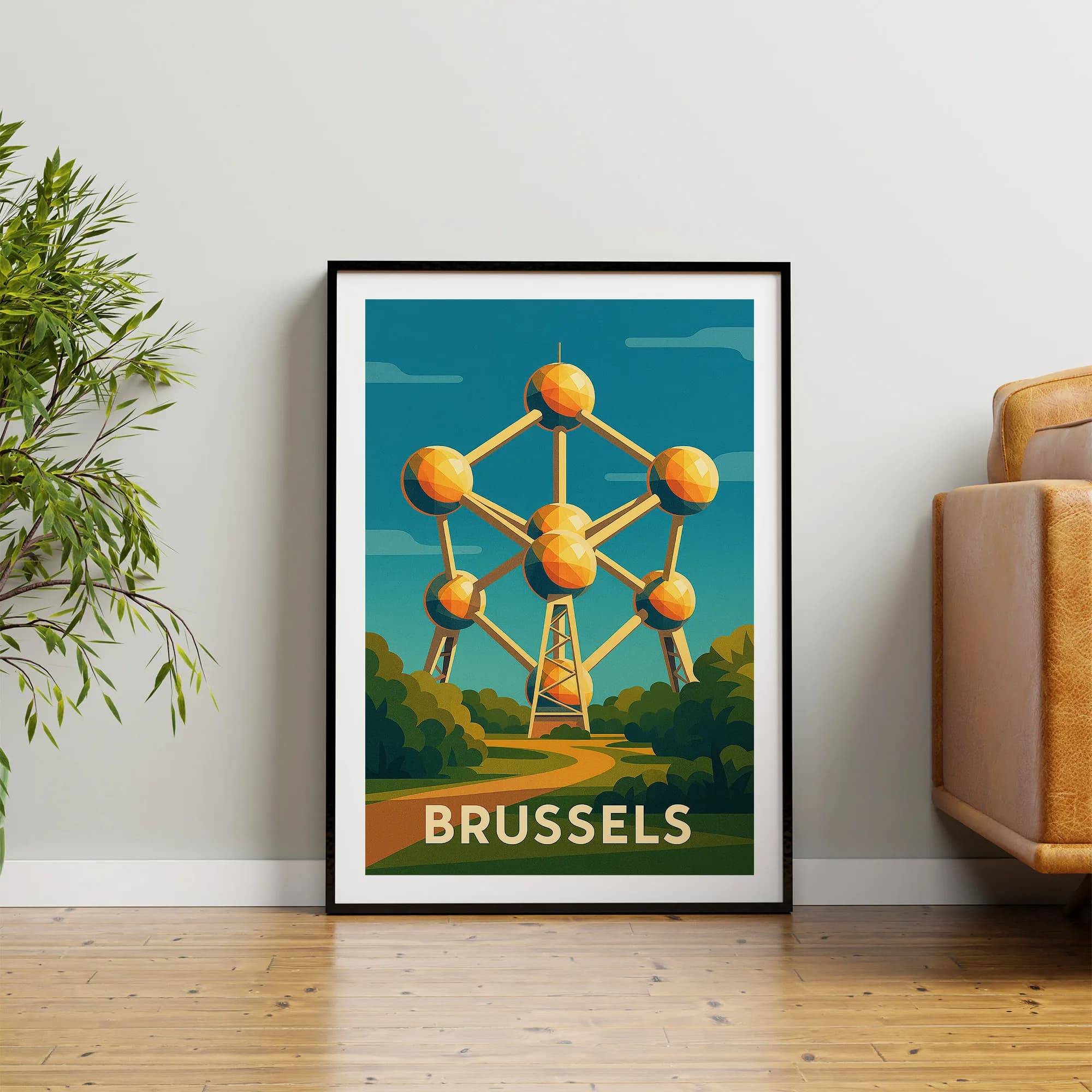 Brussels graphic print
