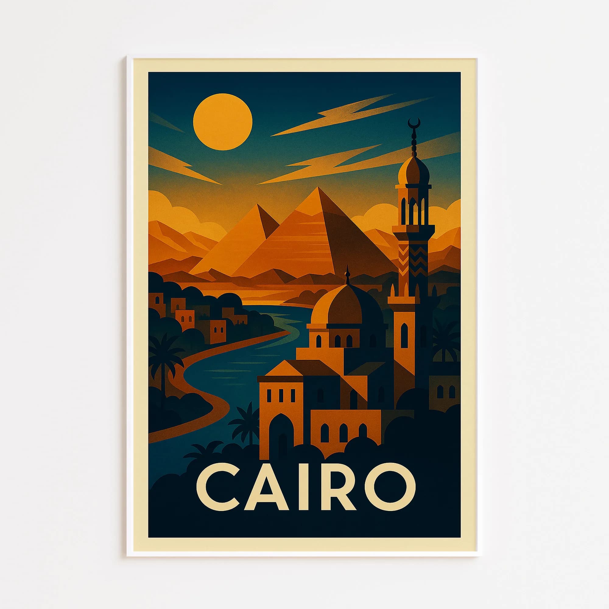 Cairo graphic print