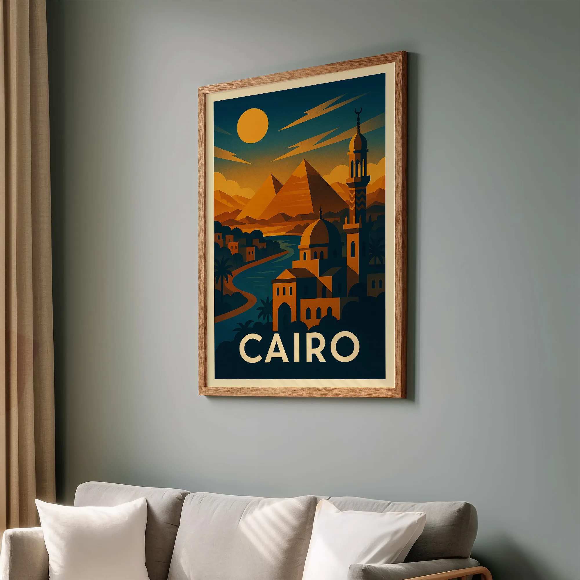 Cairo graphic print