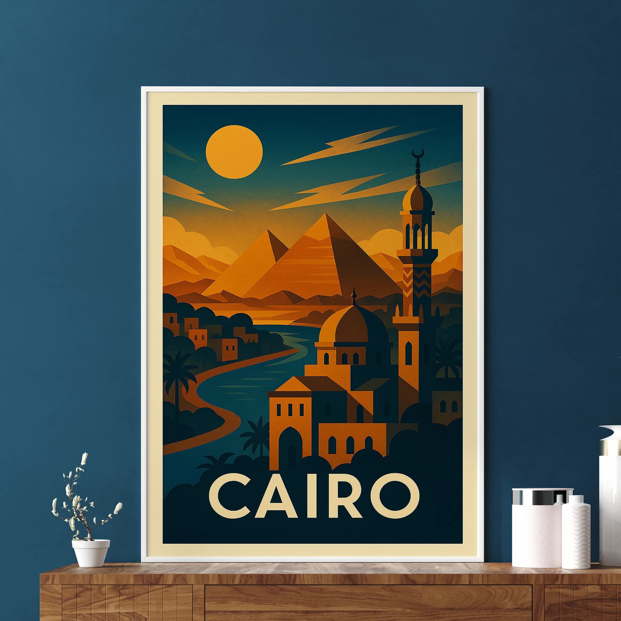 Cairo graphic print