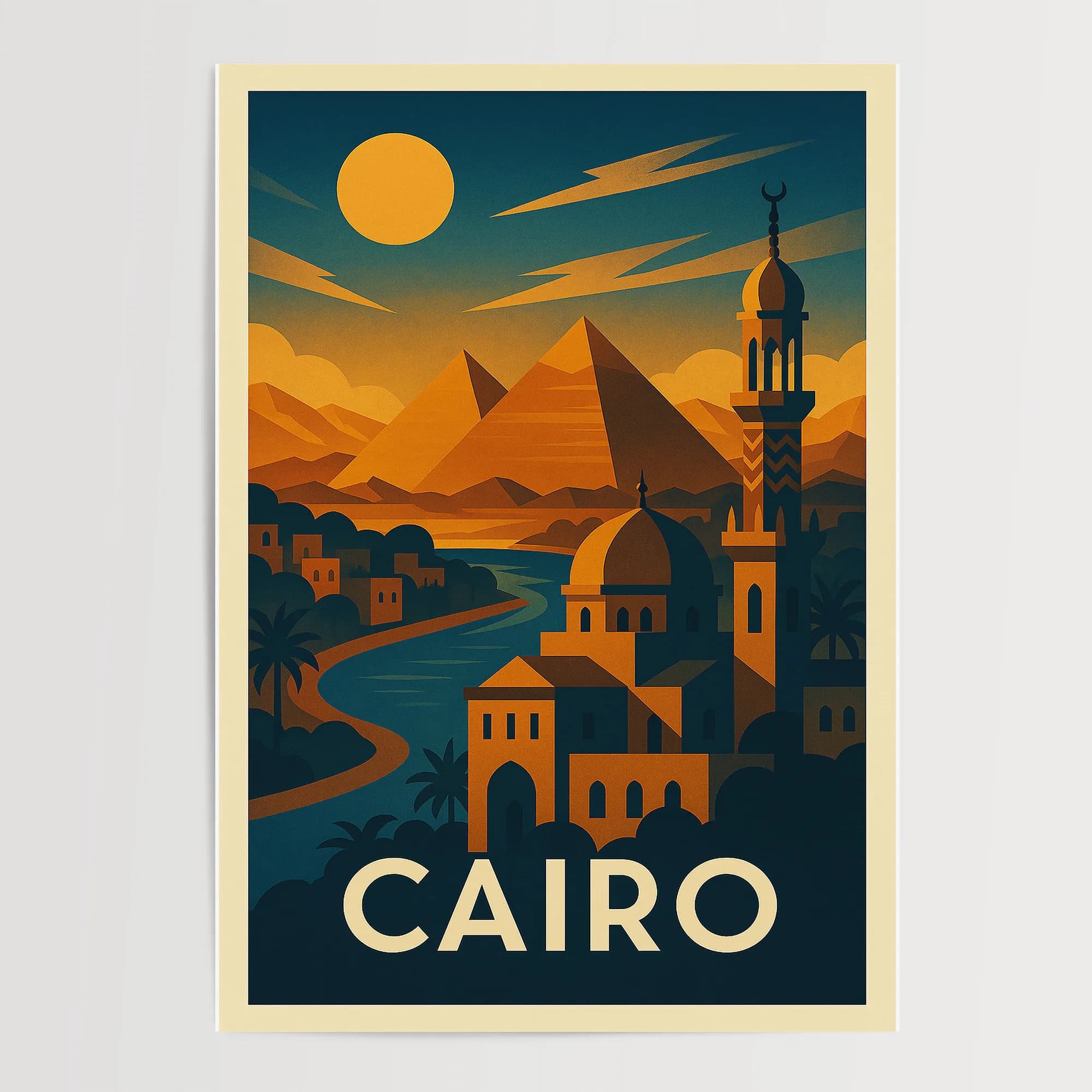 Cairo graphic print