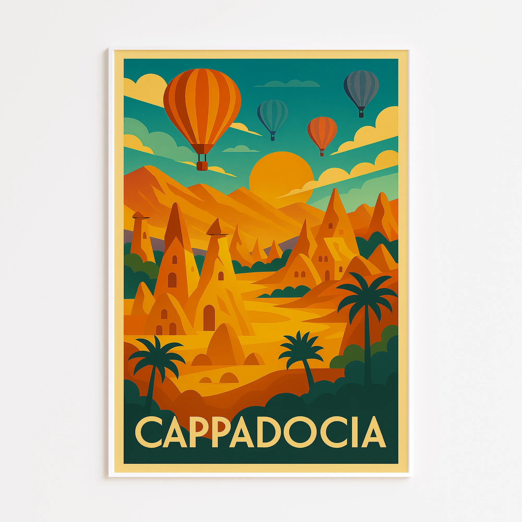 Cappadocia graphic print