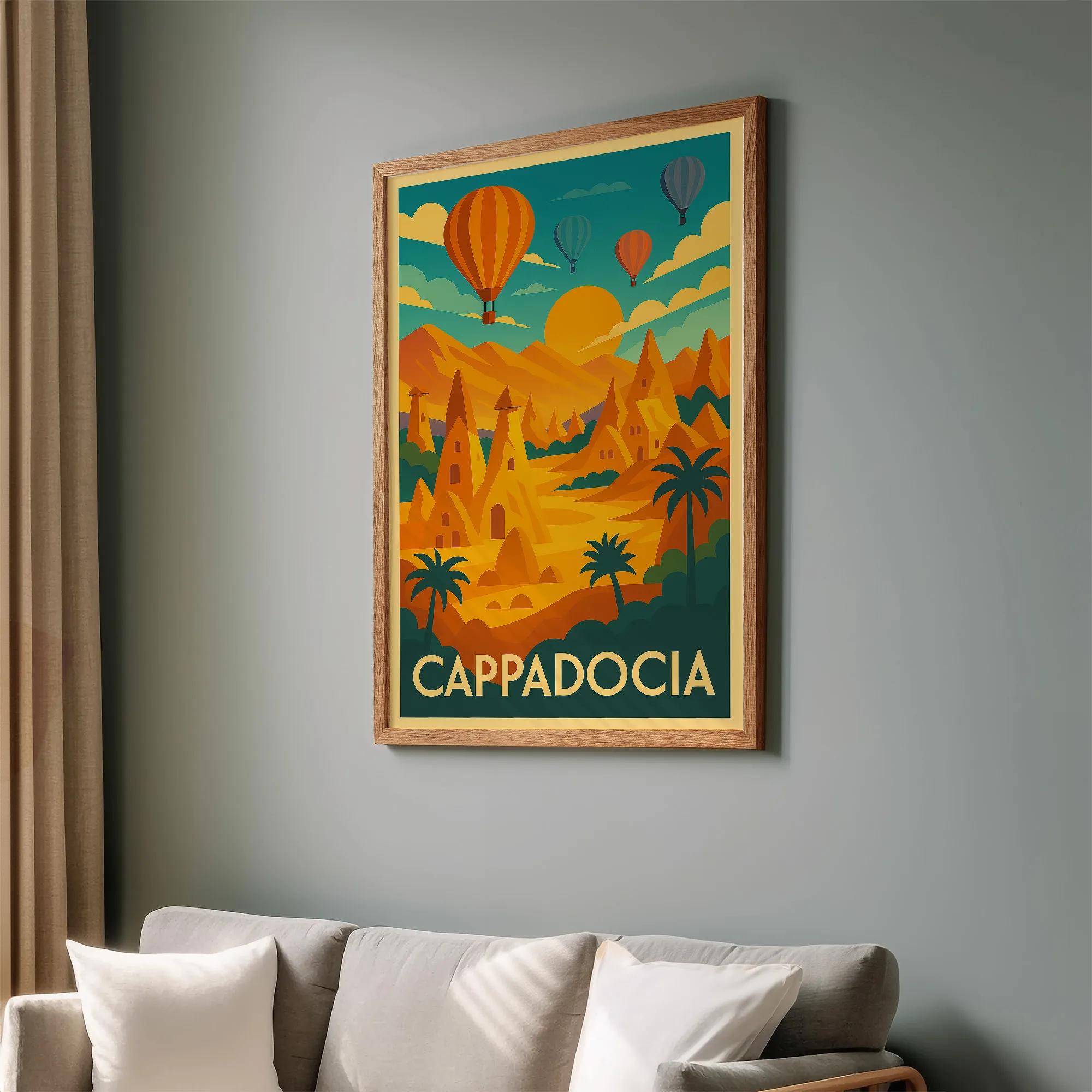 Cappadocia graphic print
