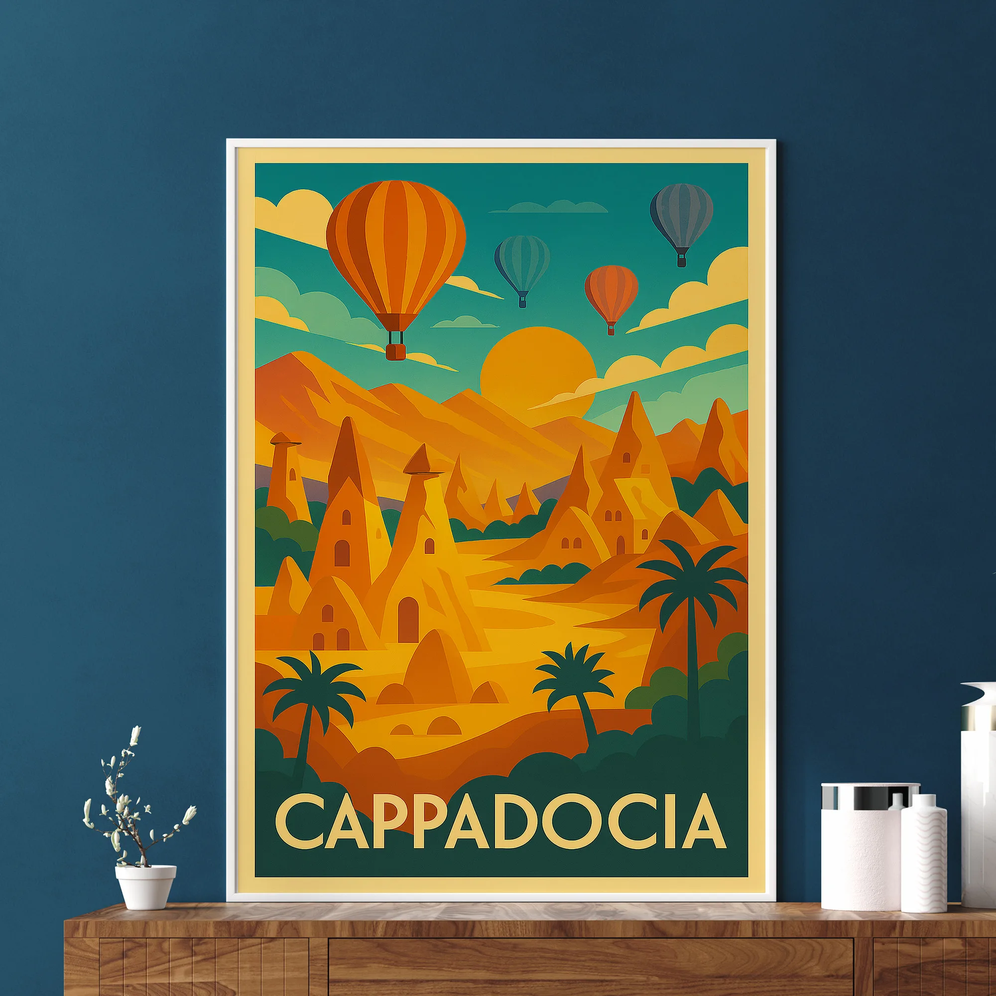 Cappadocia graphic print