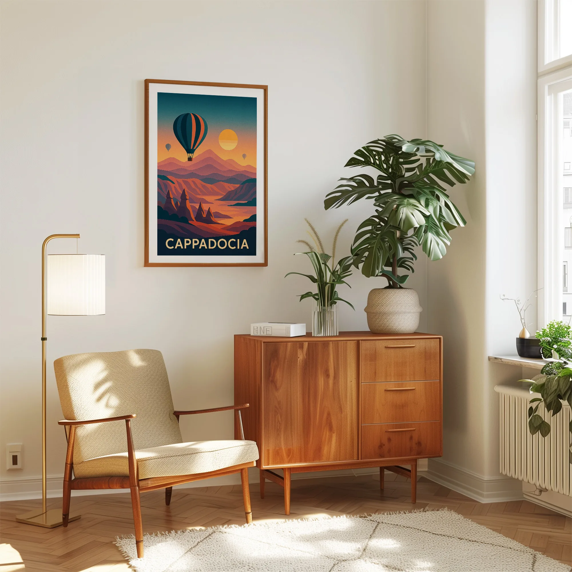Cappadocia graphic print
