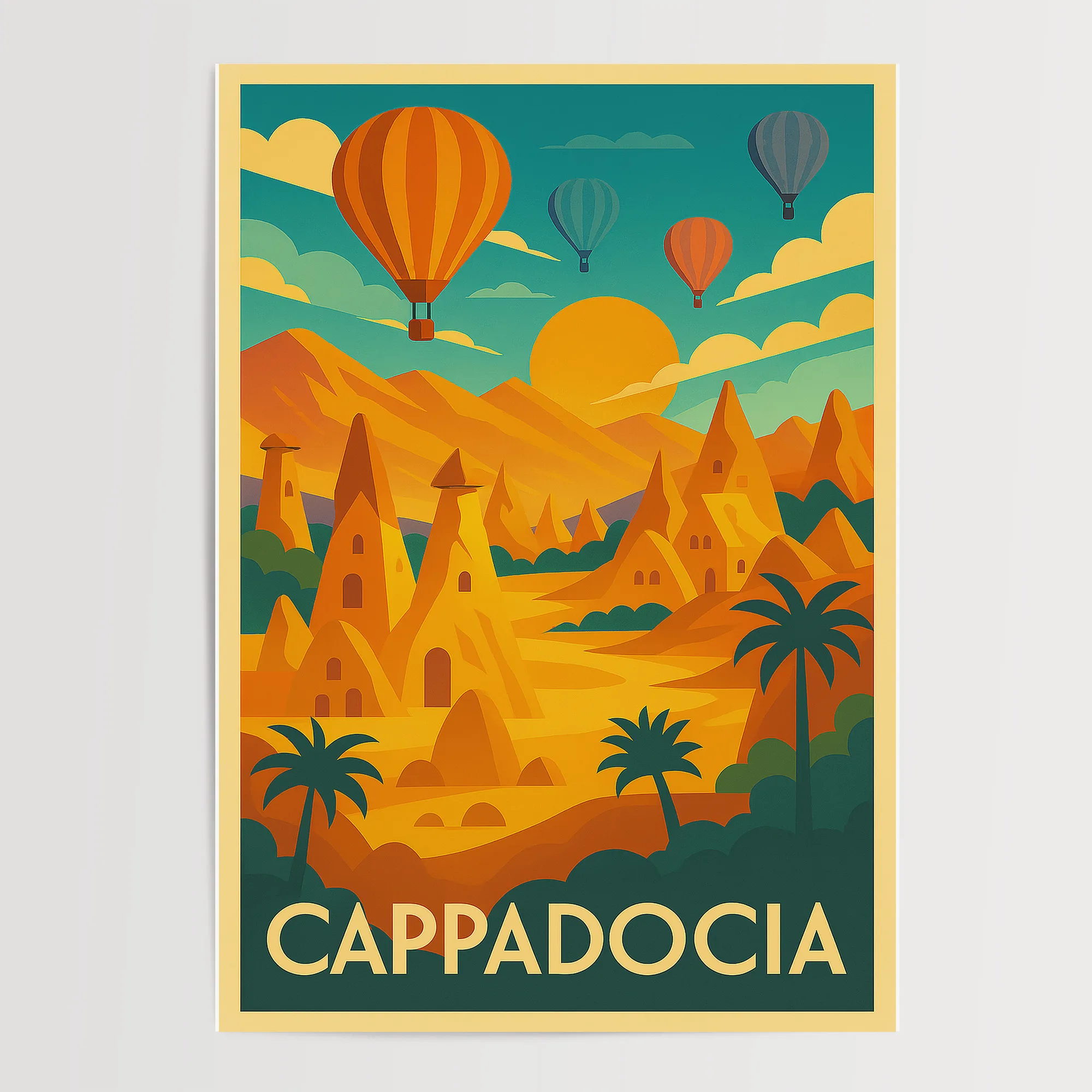 Cappadocia graphic print