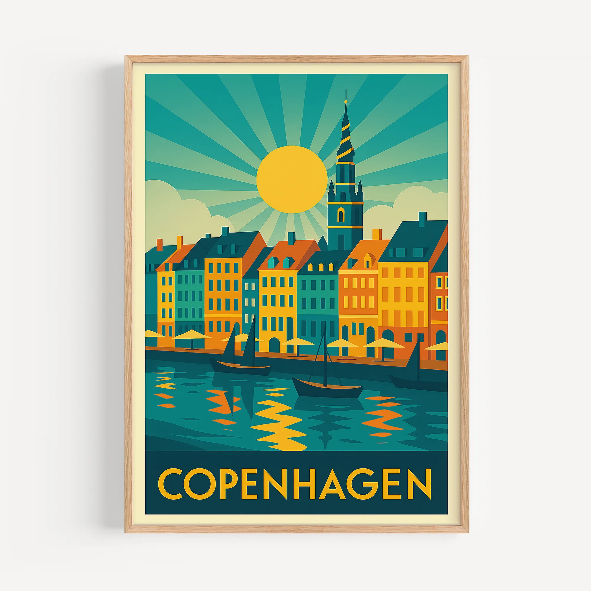 Copenhagen graphic print