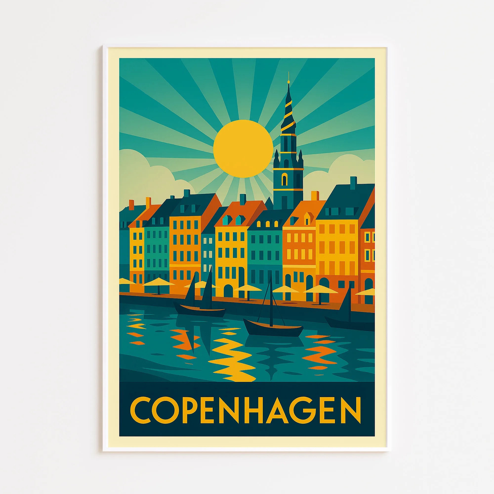 Copenhagen graphic print