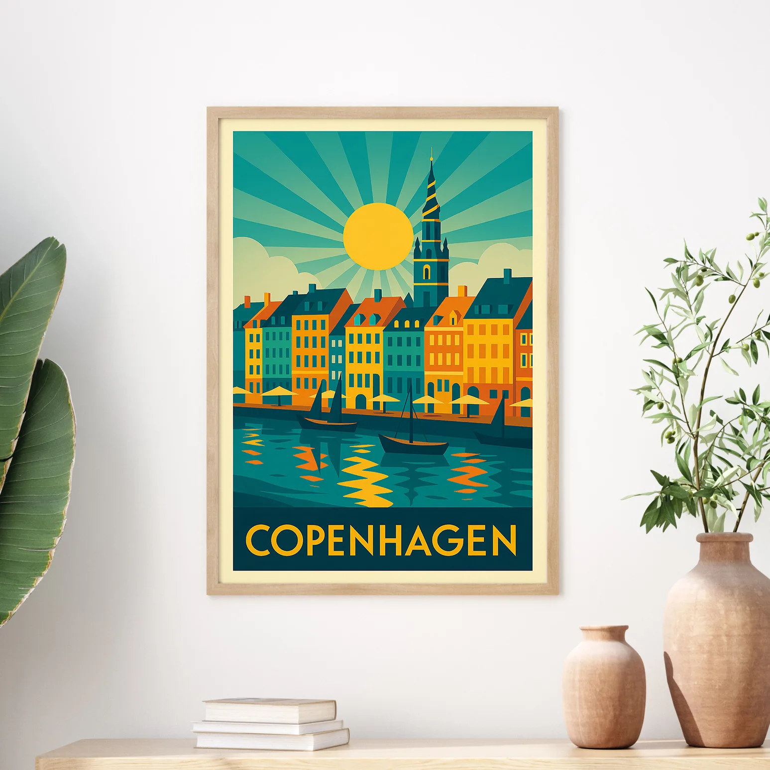 Copenhagen graphic print
