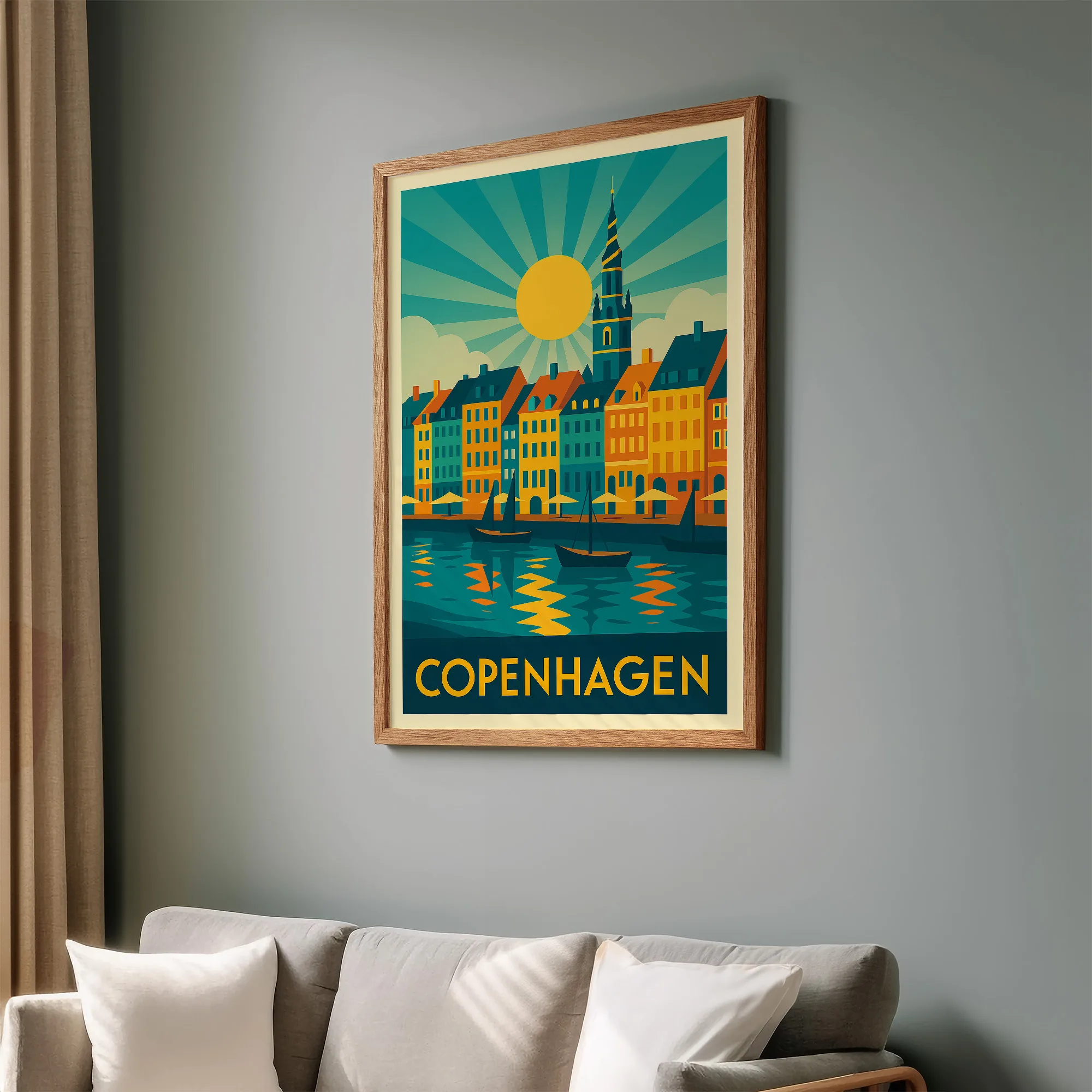 Copenhagen graphic print