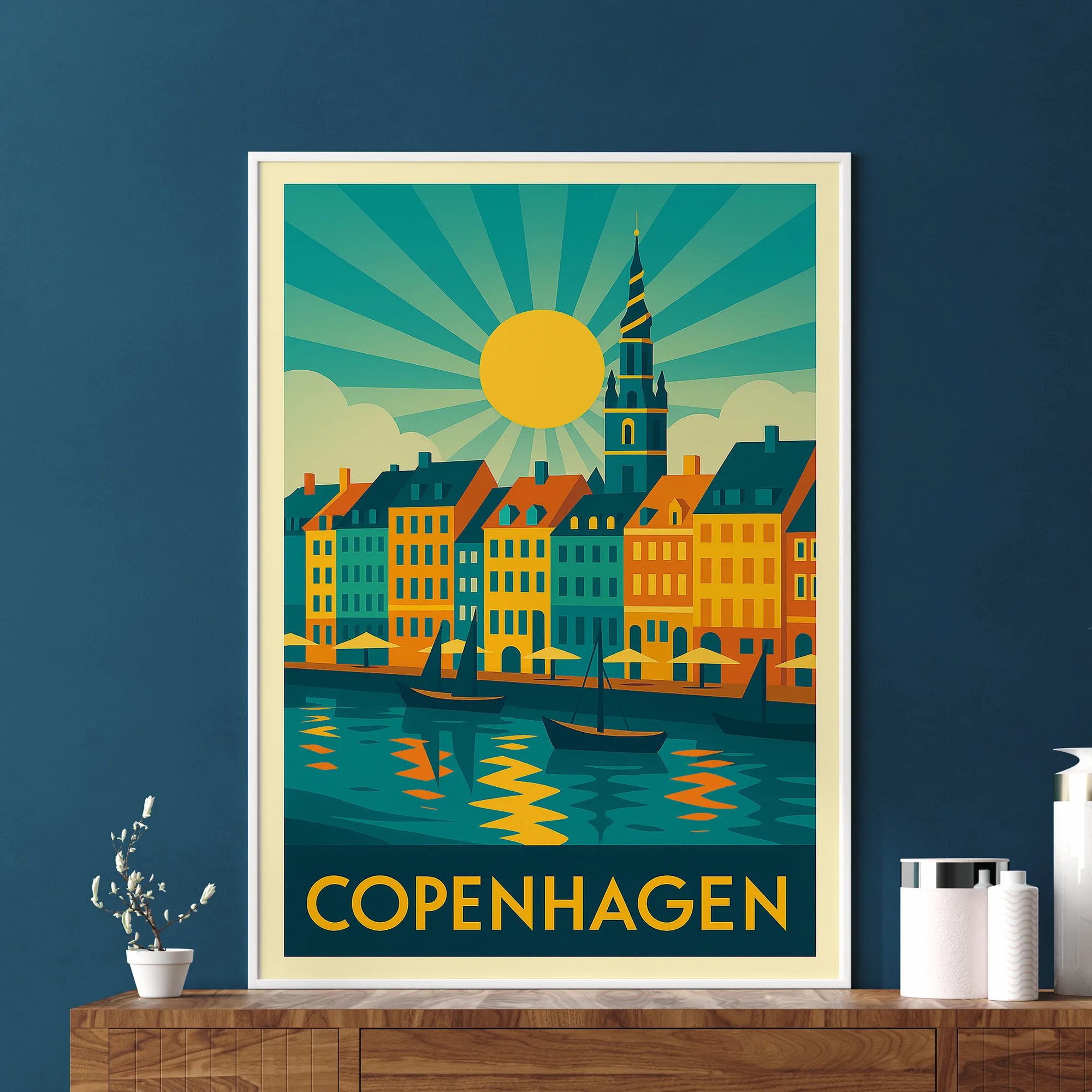 Copenhagen graphic print