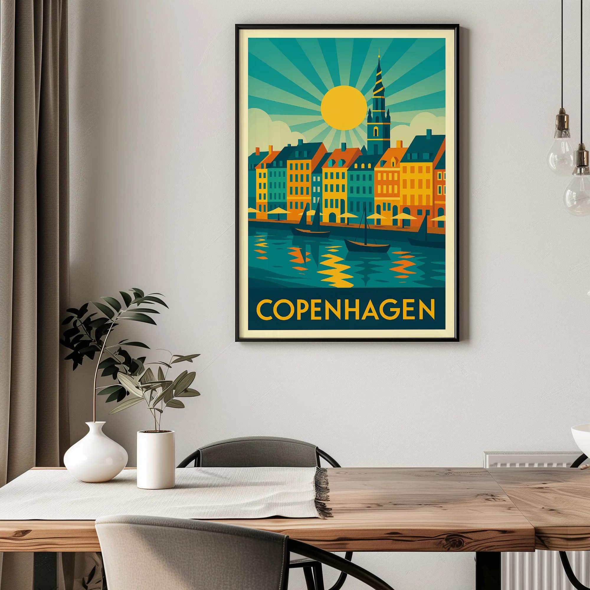 Copenhagen graphic print