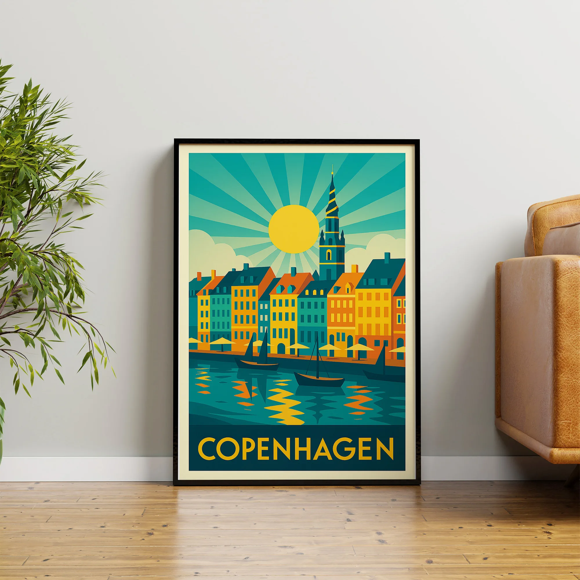 Copenhagen graphic print