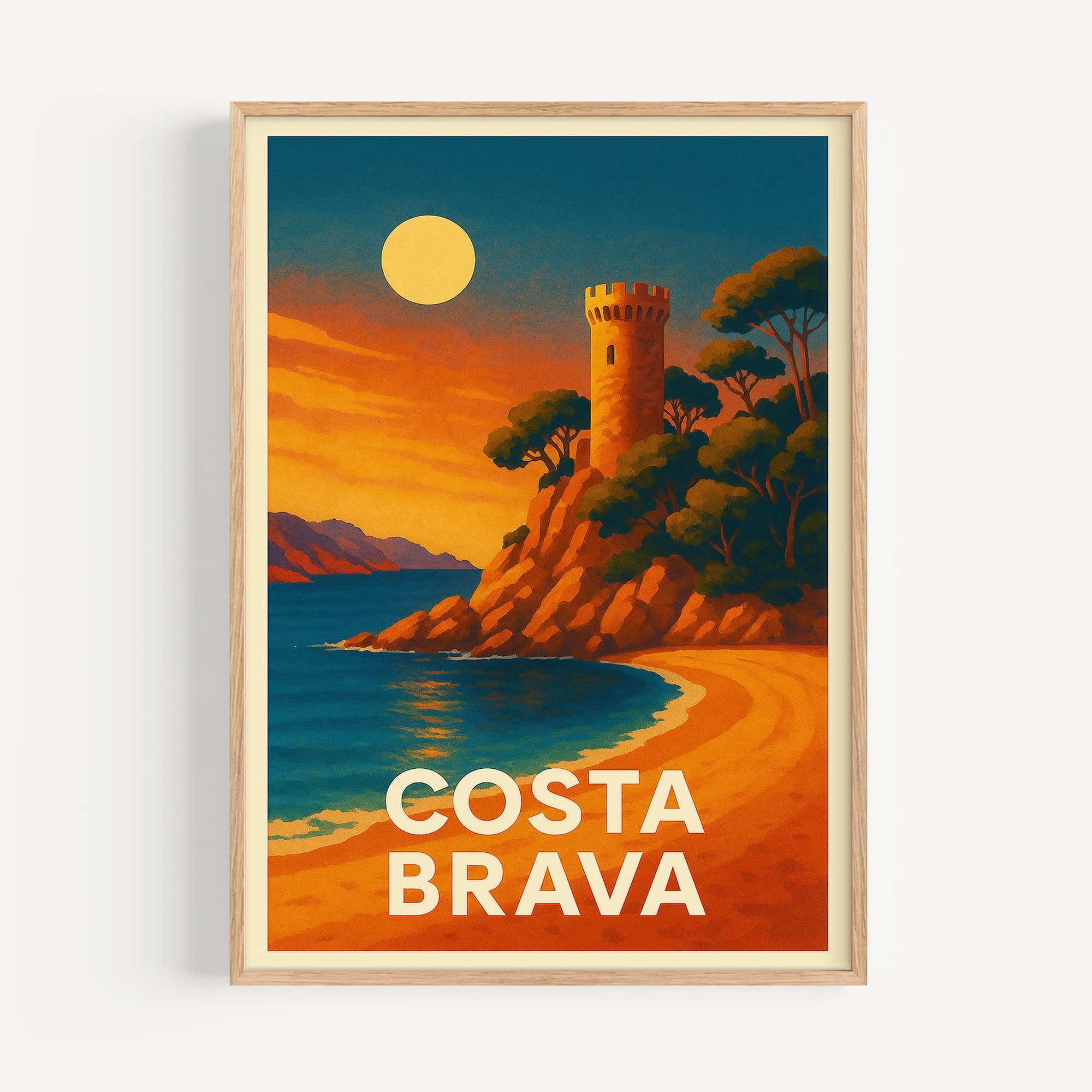 Costa Brava graphic print