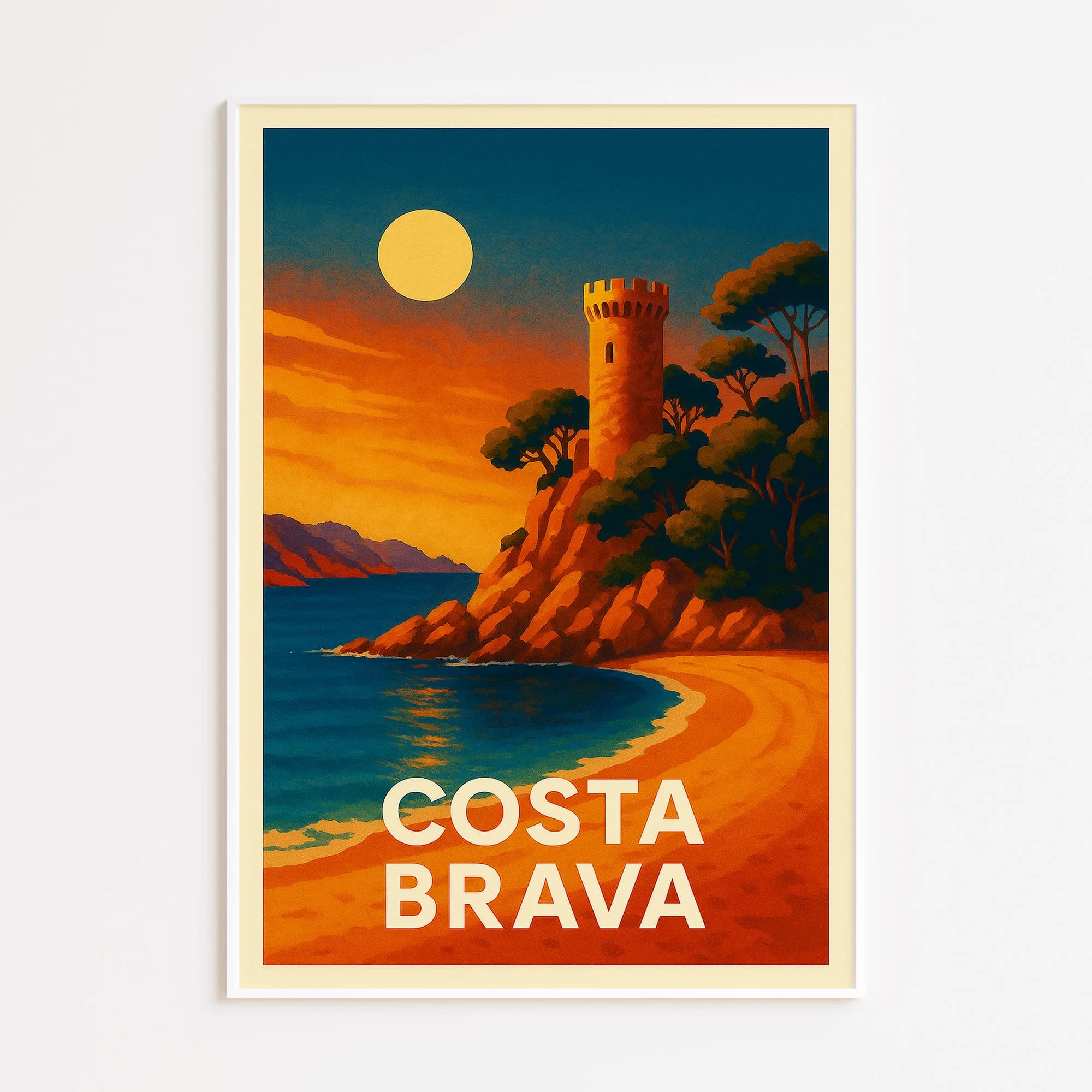 Costa Brava graphic print