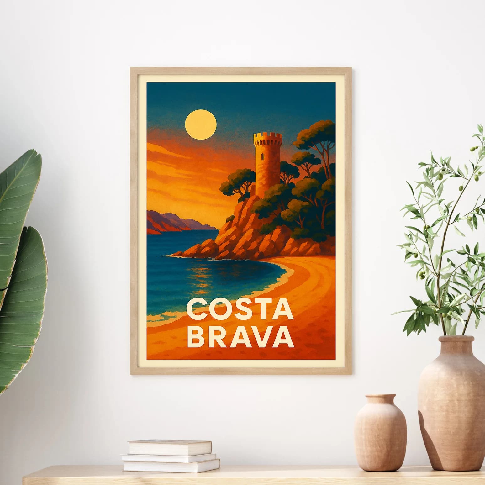 Costa Brava graphic print