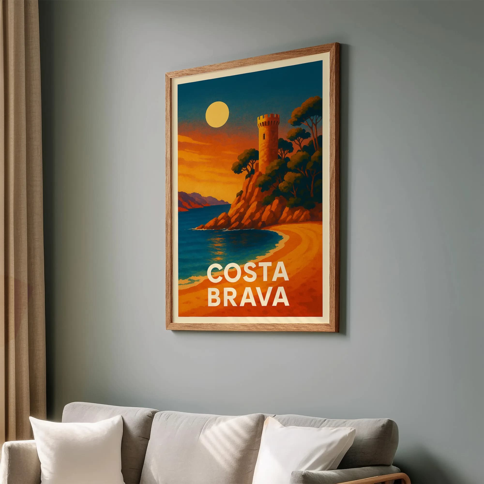 Costa Brava graphic print