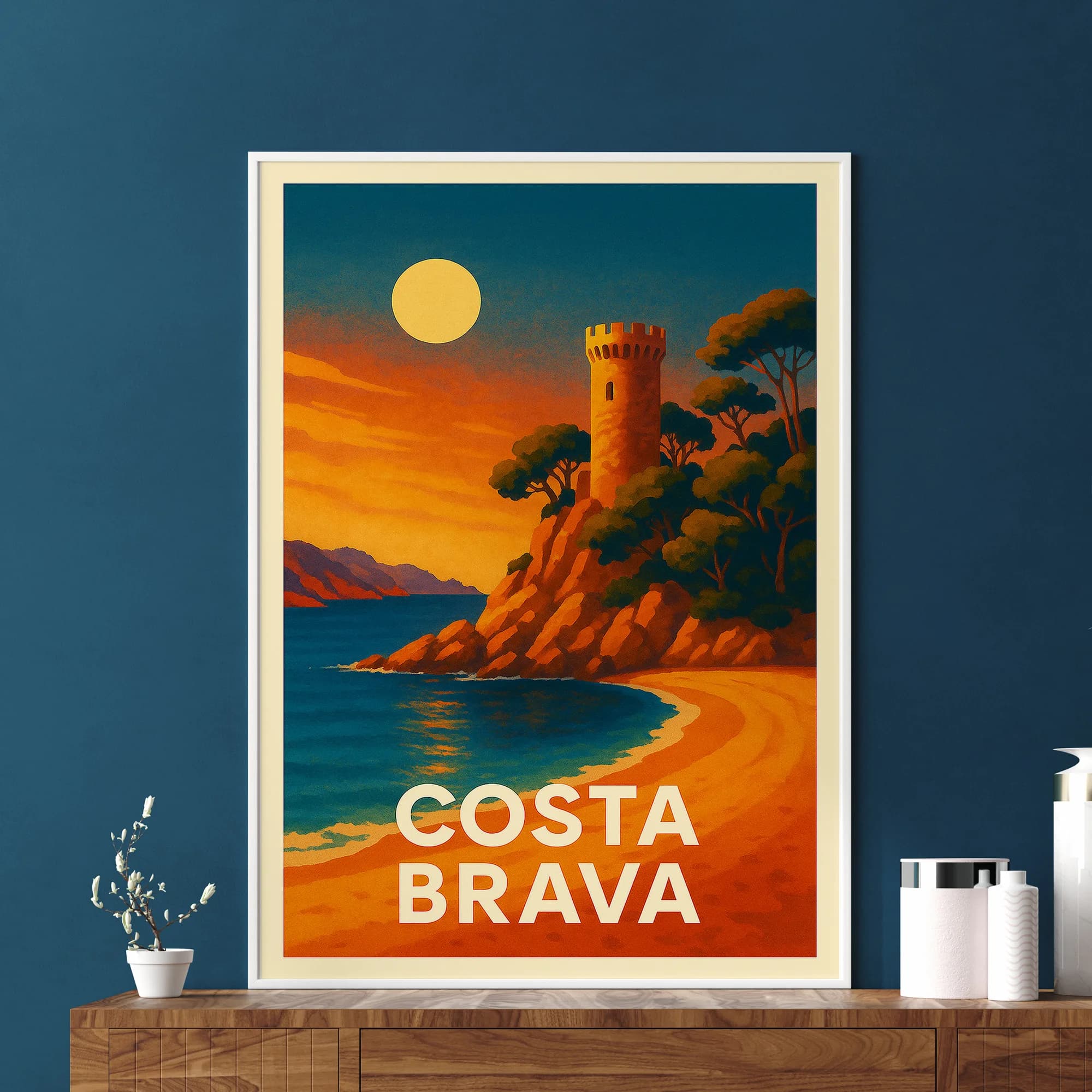 Costa Brava graphic print