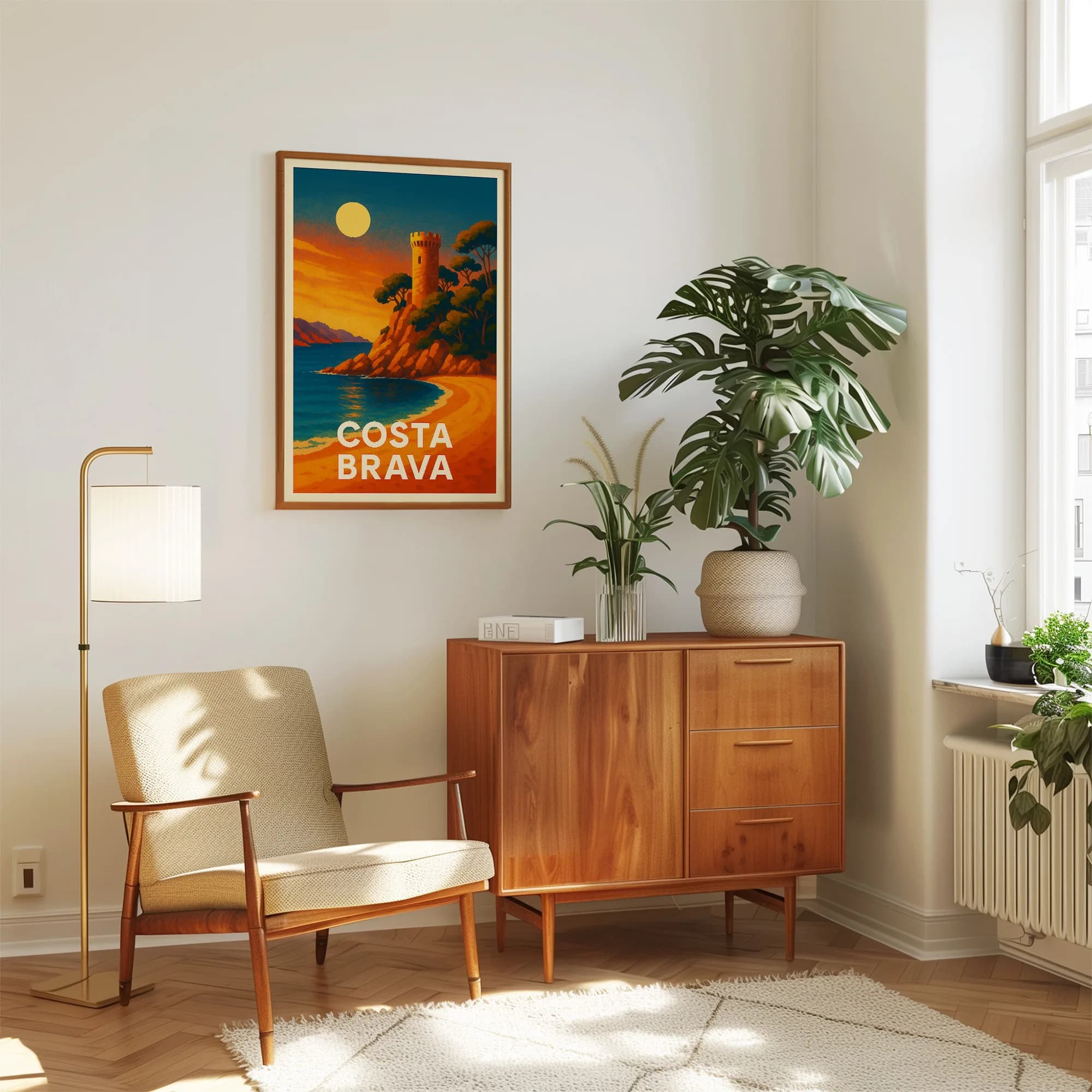 Costa Brava graphic print