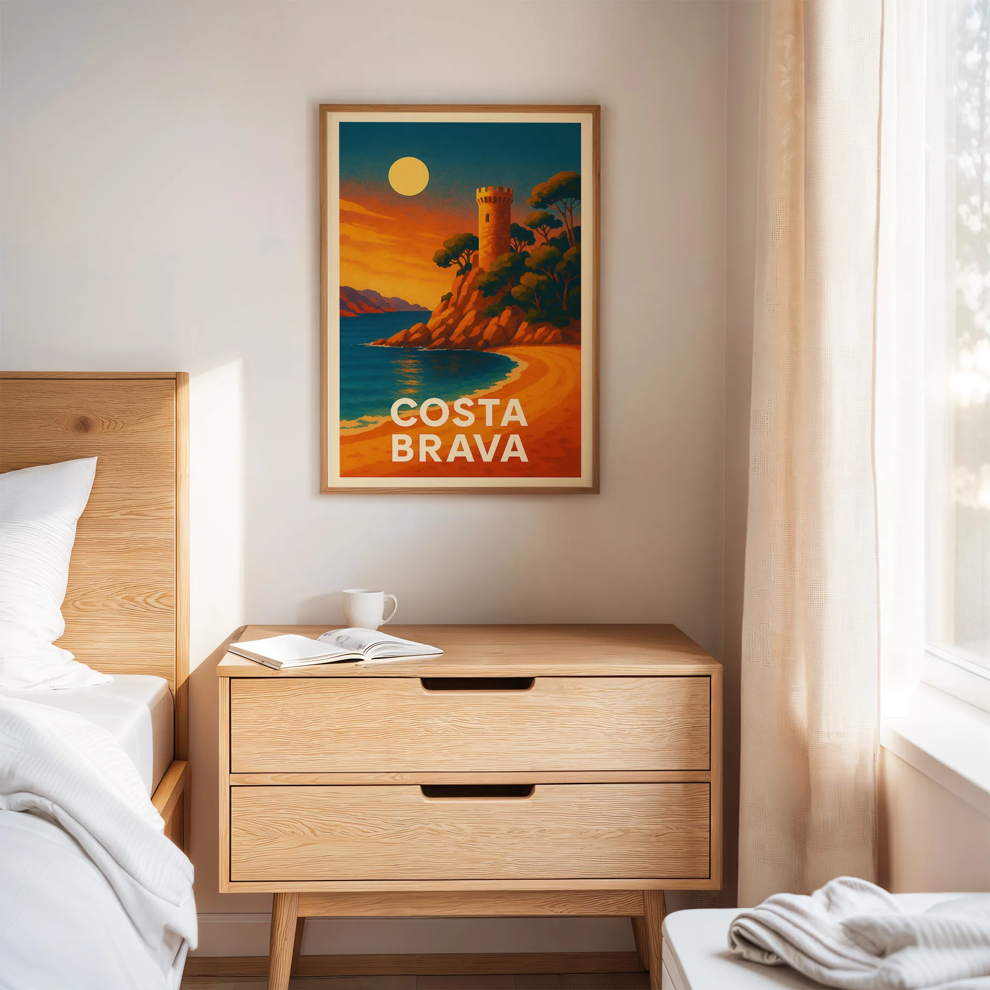 Costa Brava graphic print