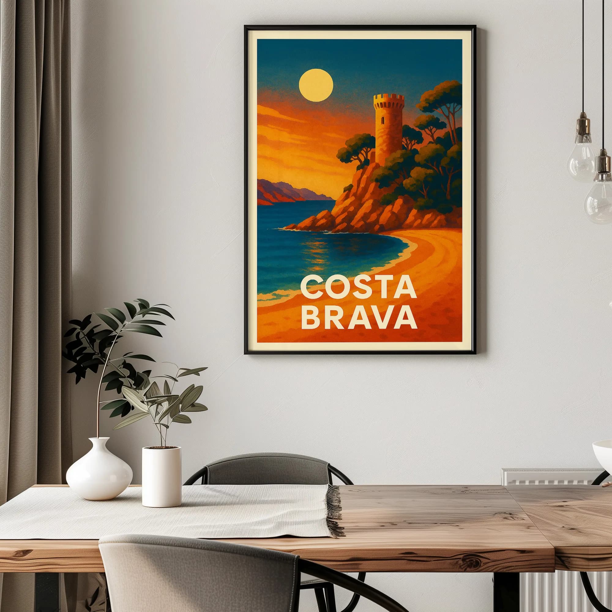 Costa Brava graphic print