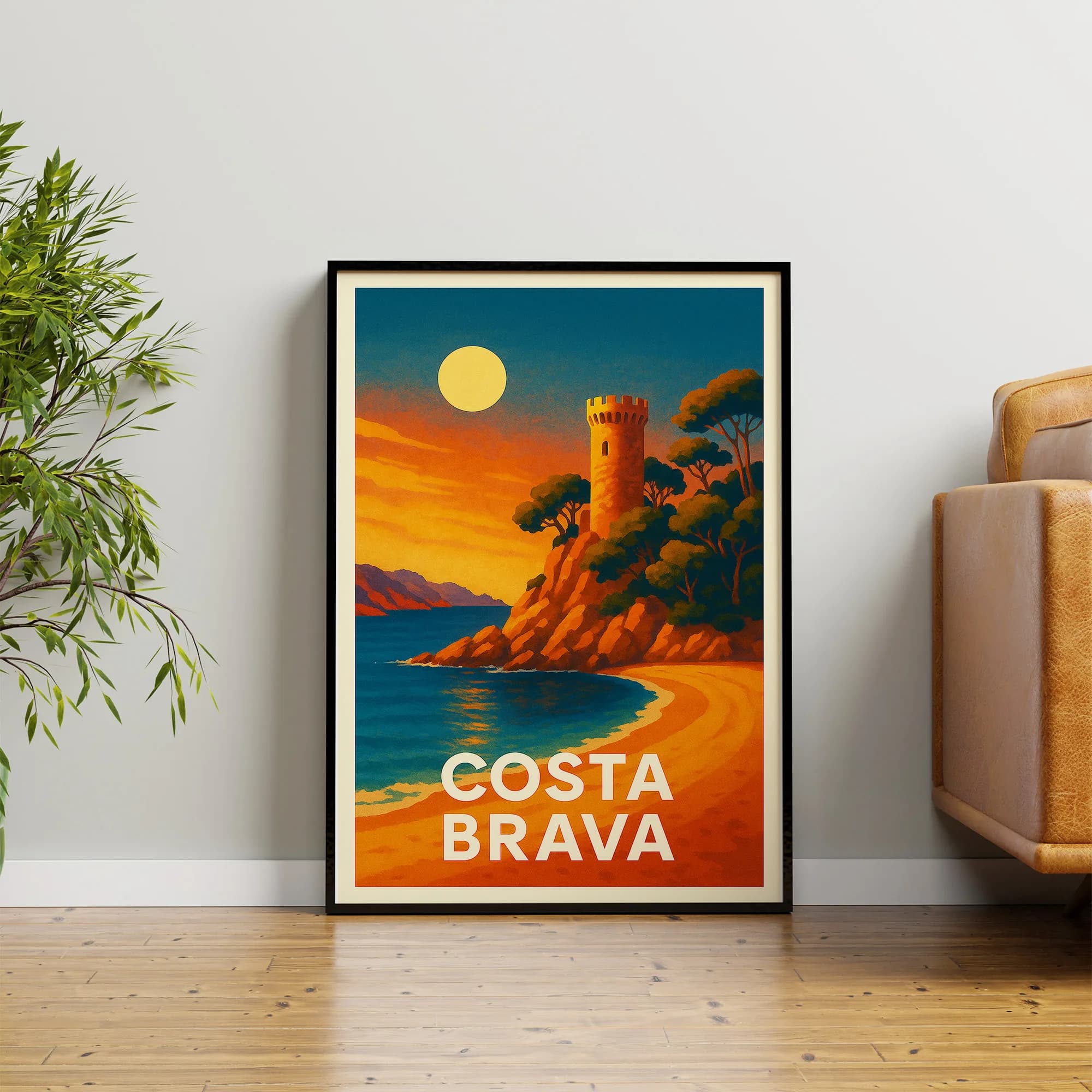 Costa Brava graphic print