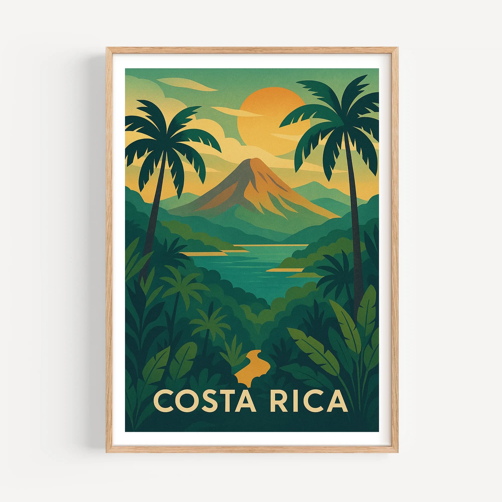 Costa Rica graphic print