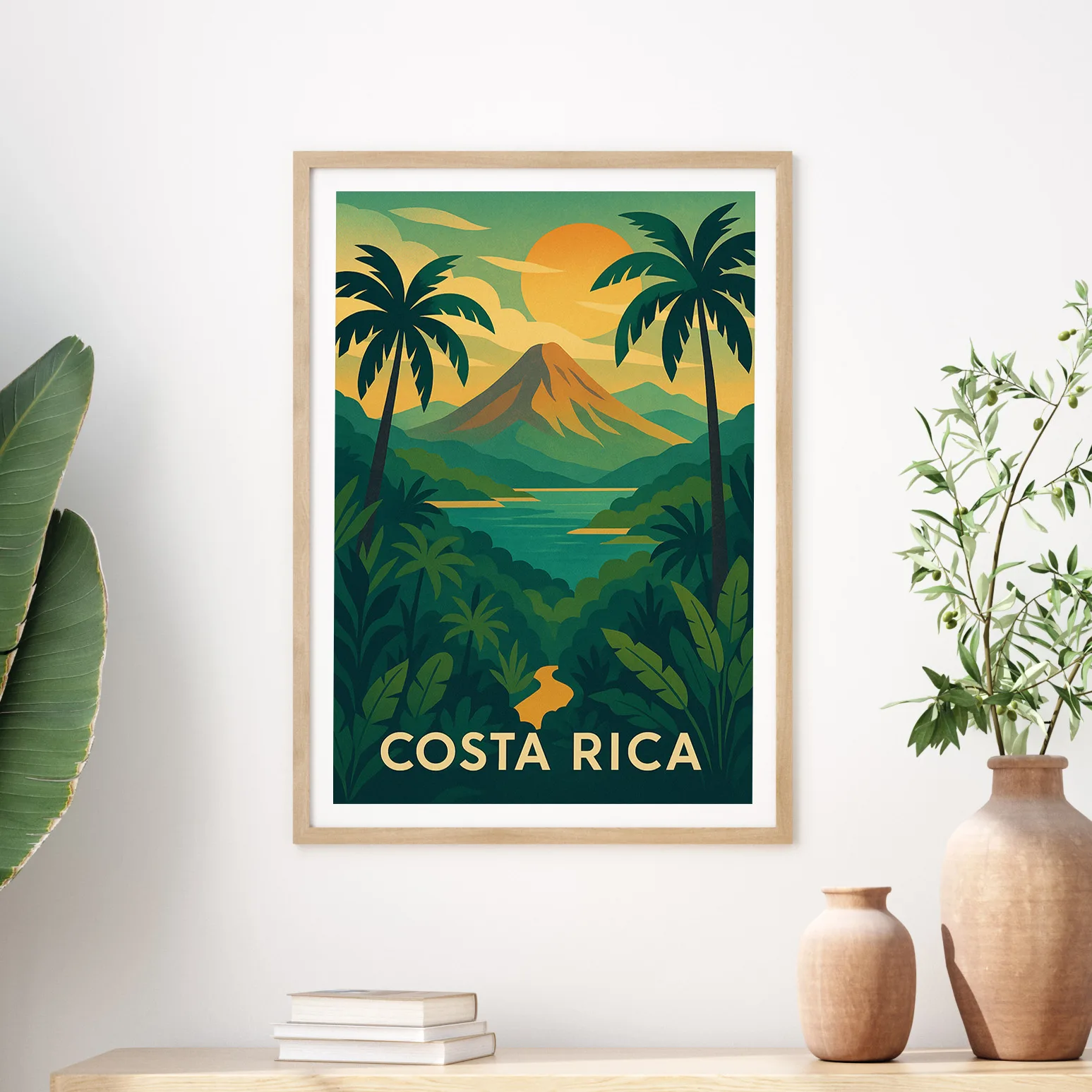 Costa Rica graphic print