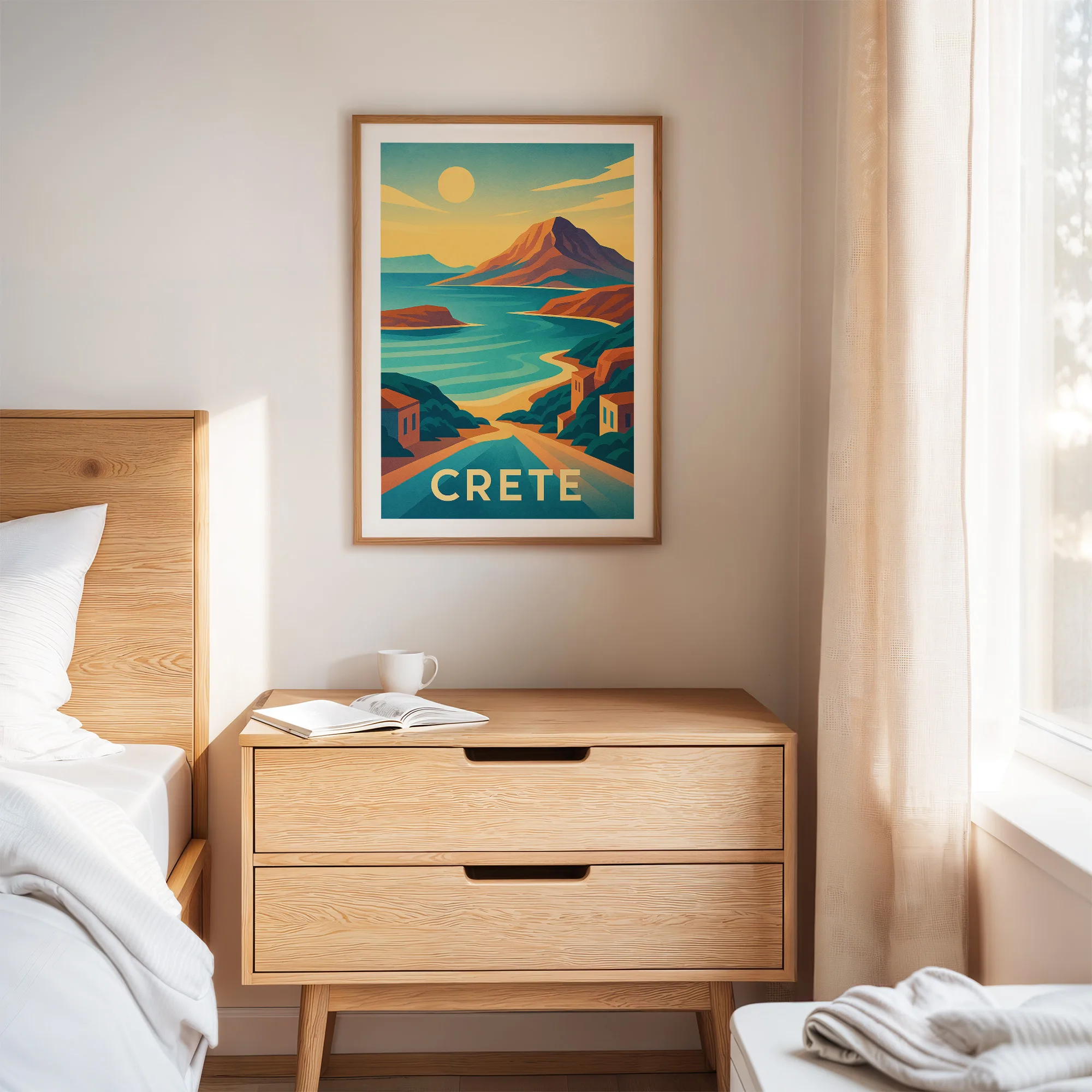 Crete graphic print