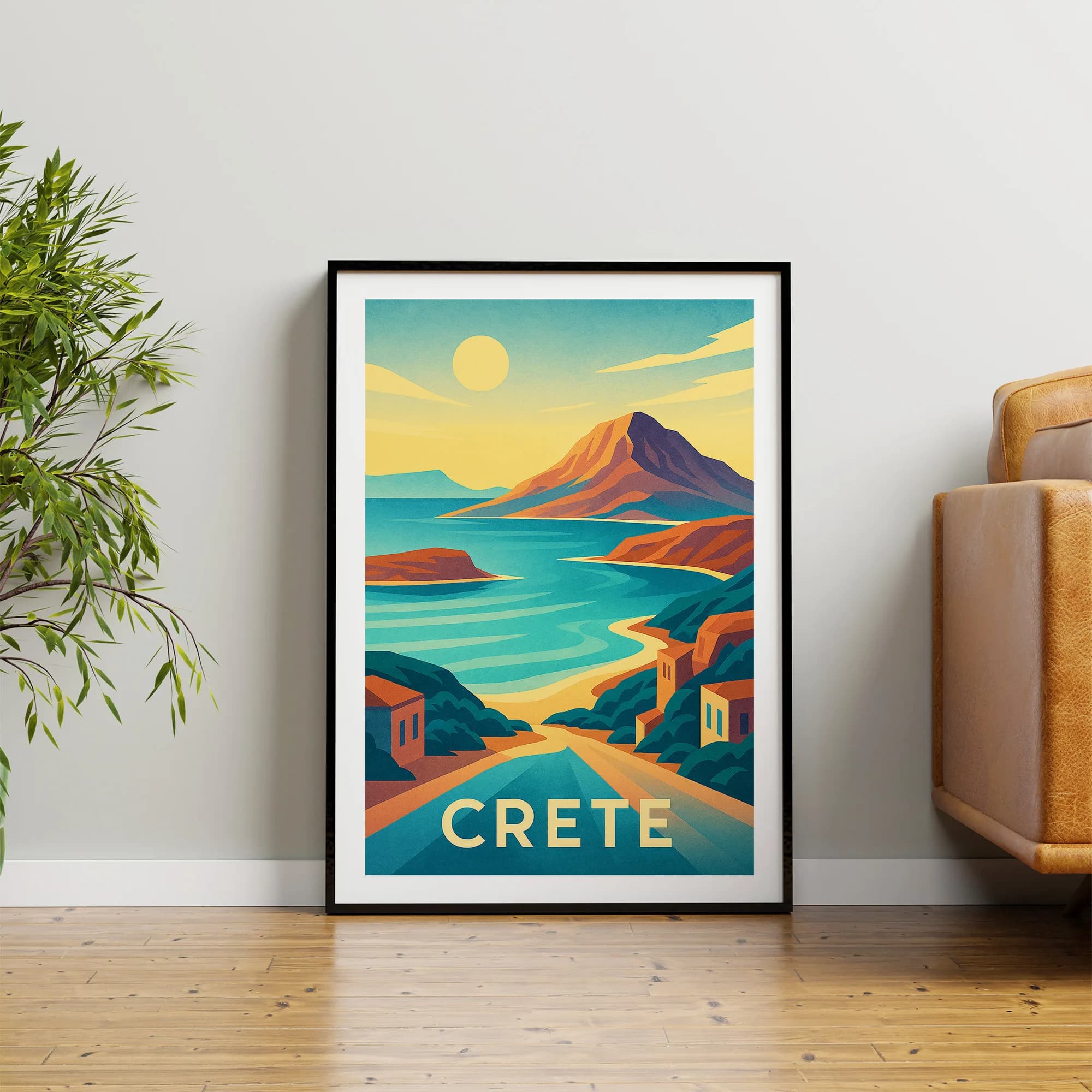 Crete graphic print