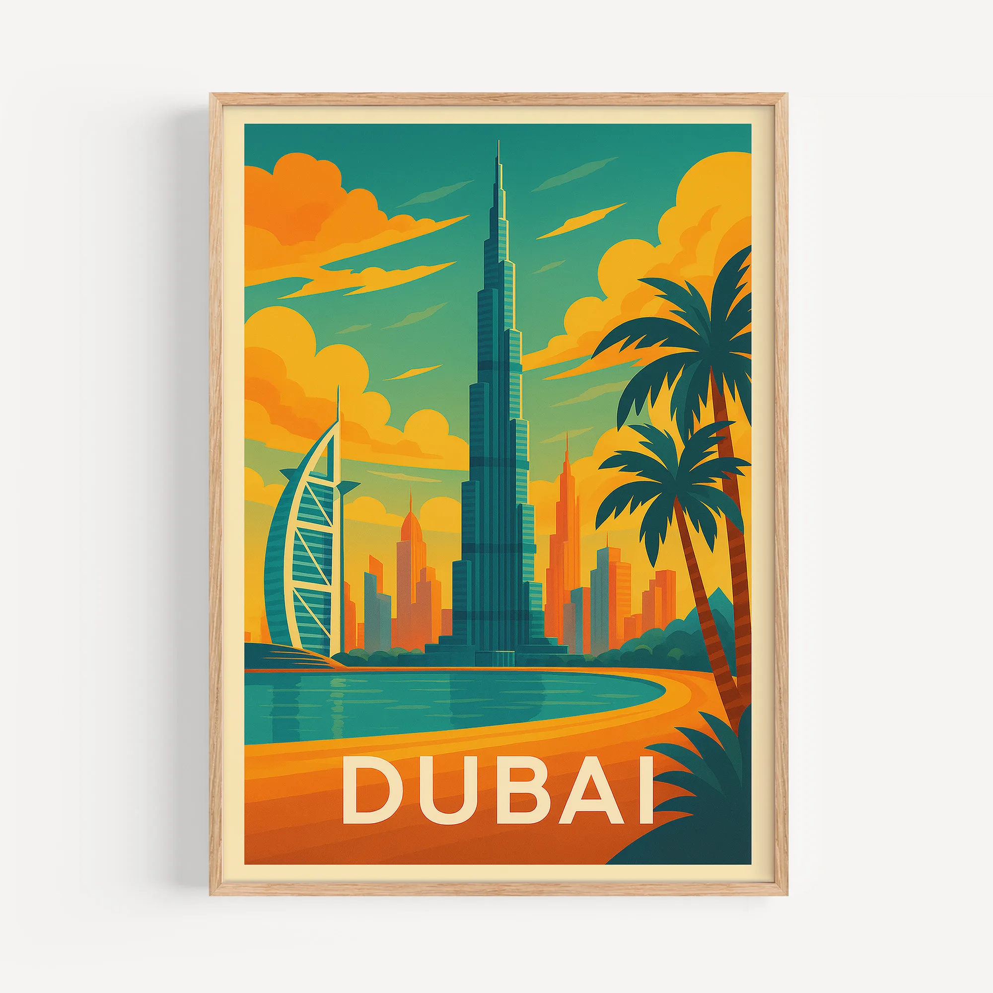 Dubai graphic print
