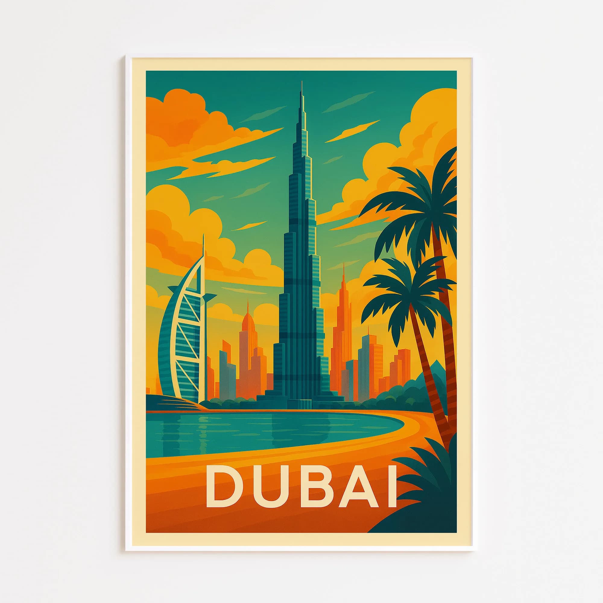 Dubai graphic print
