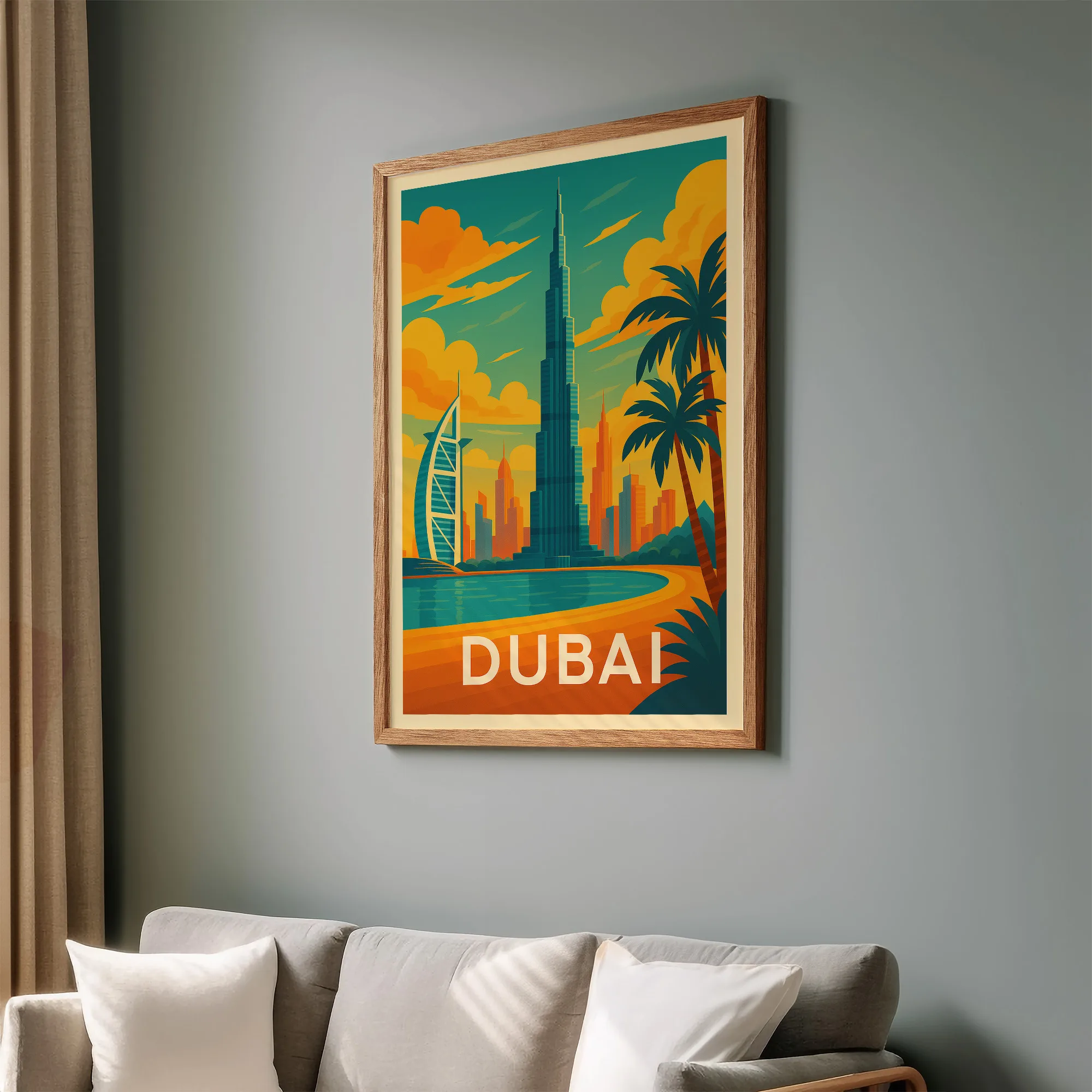 Dubai graphic print