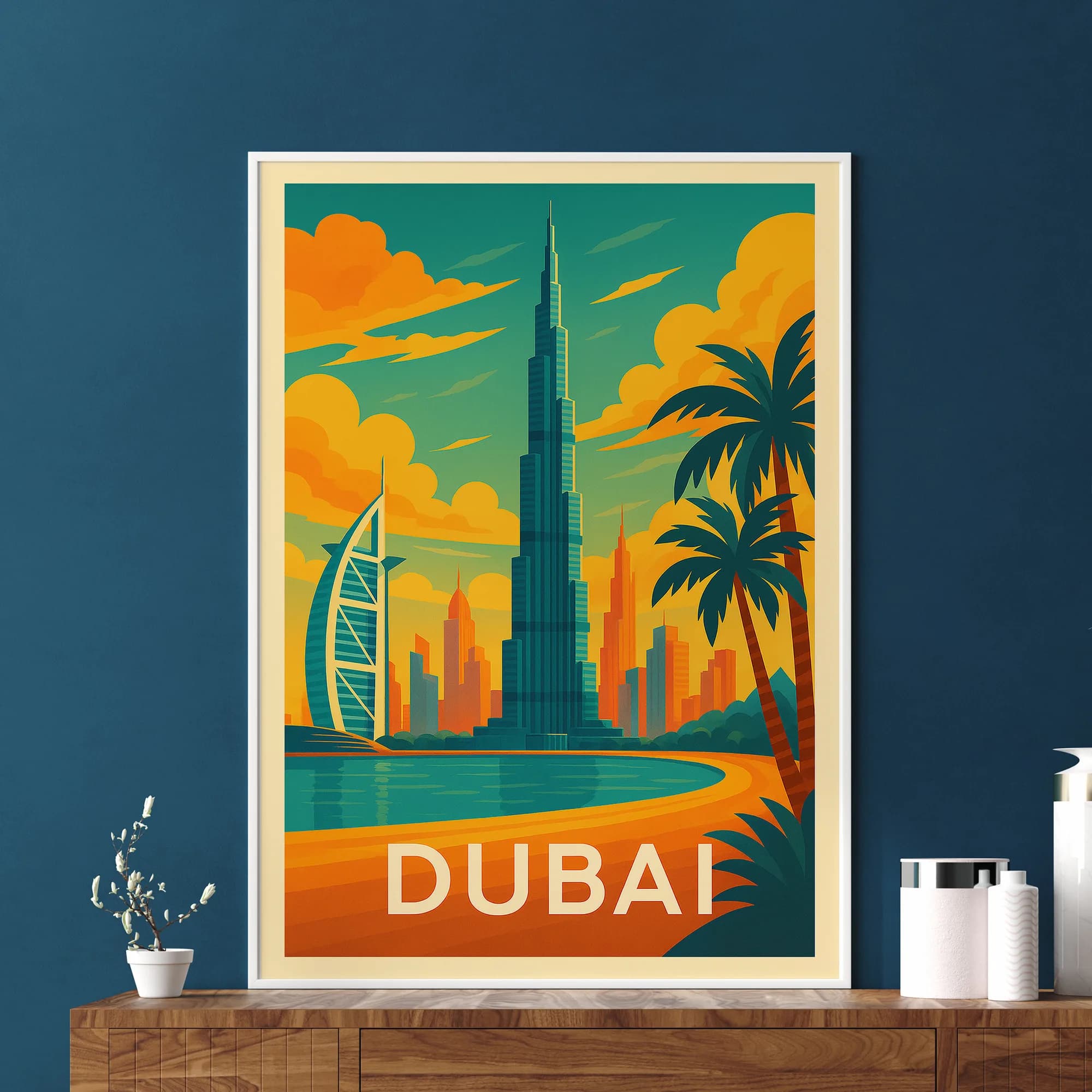Dubai graphic print