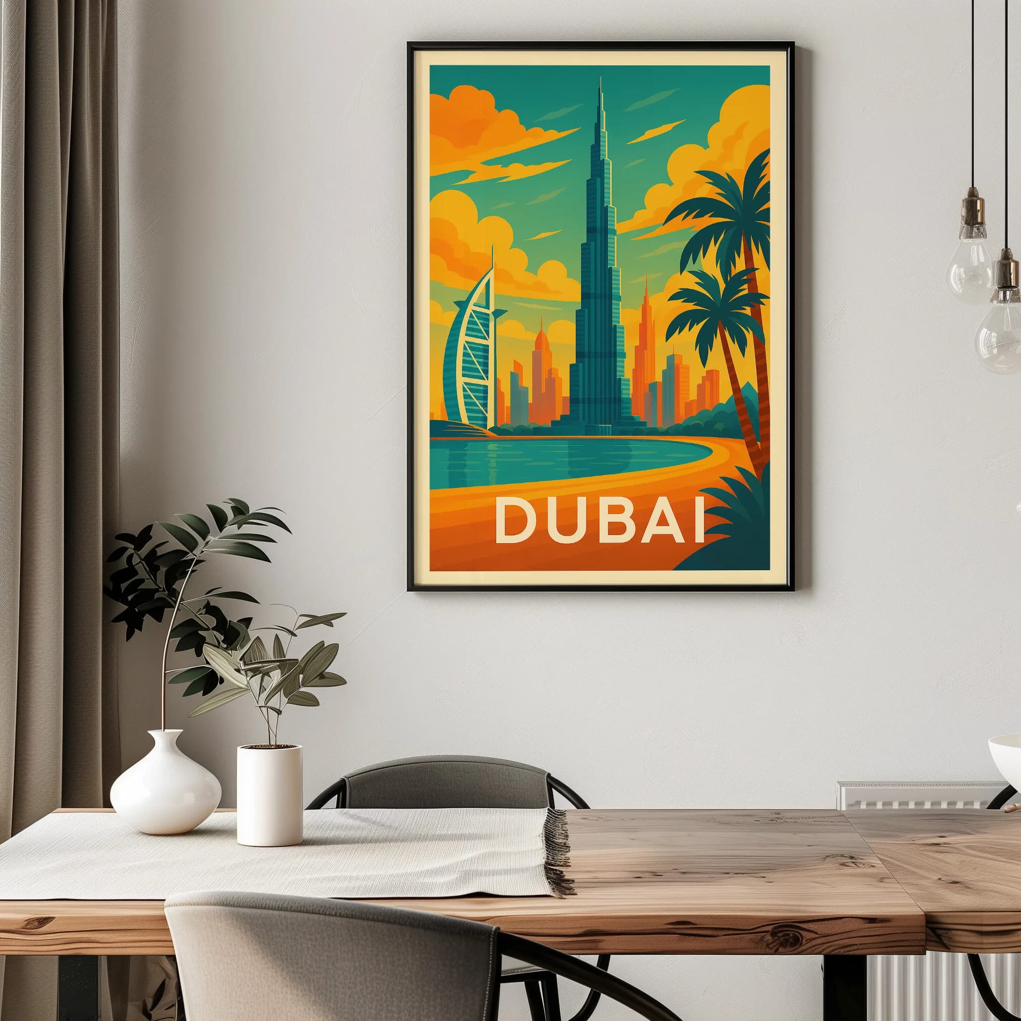 Dubai graphic print