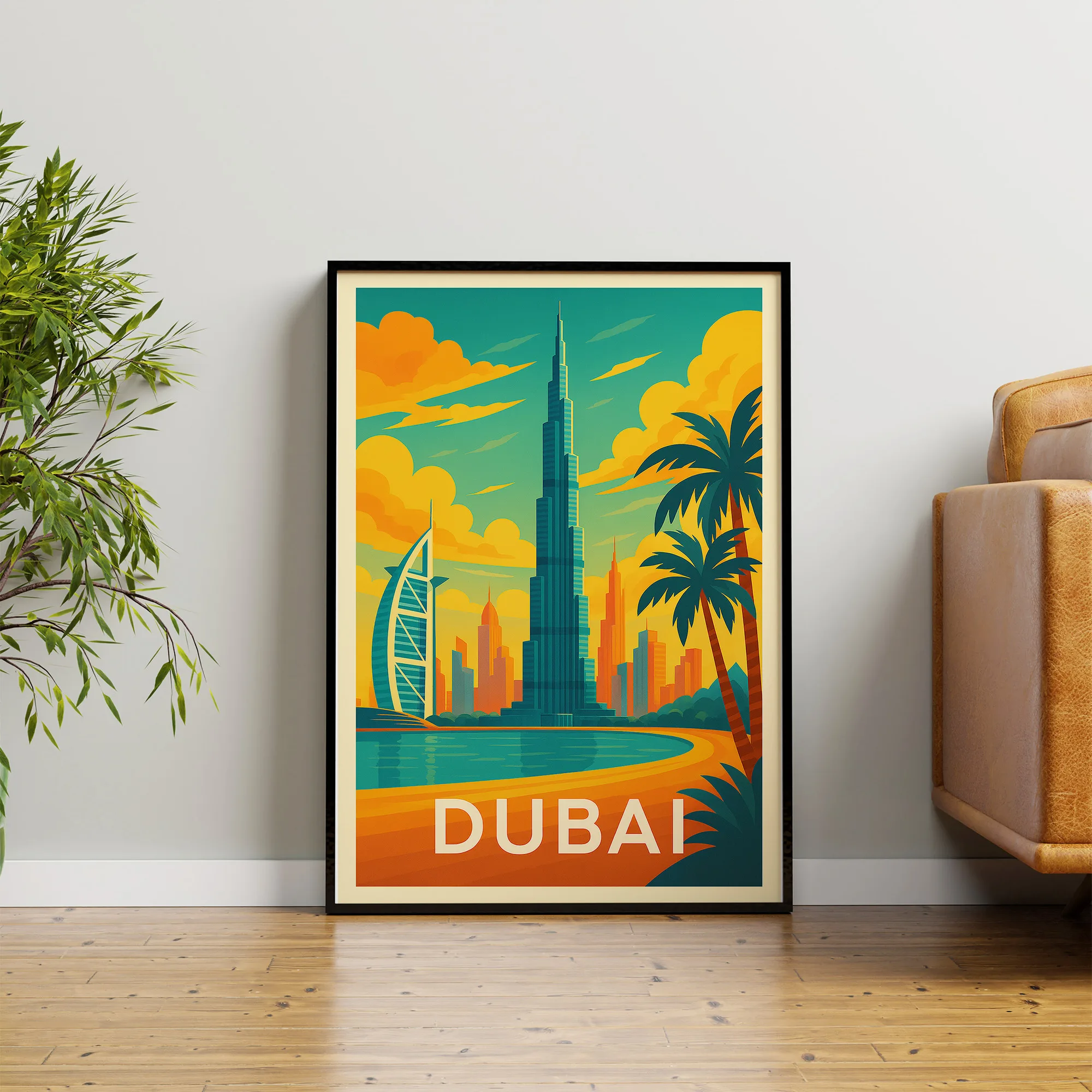 Dubai graphic print
